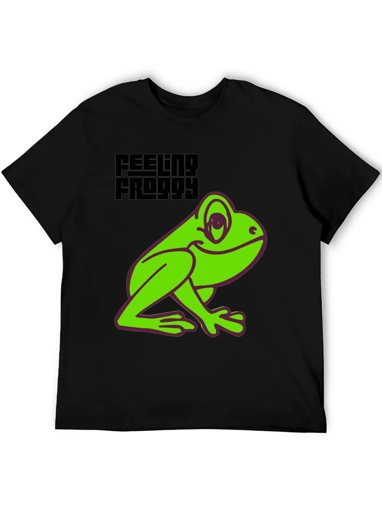 Feeling Froggy Tee - Fun Graphic T-Shirt