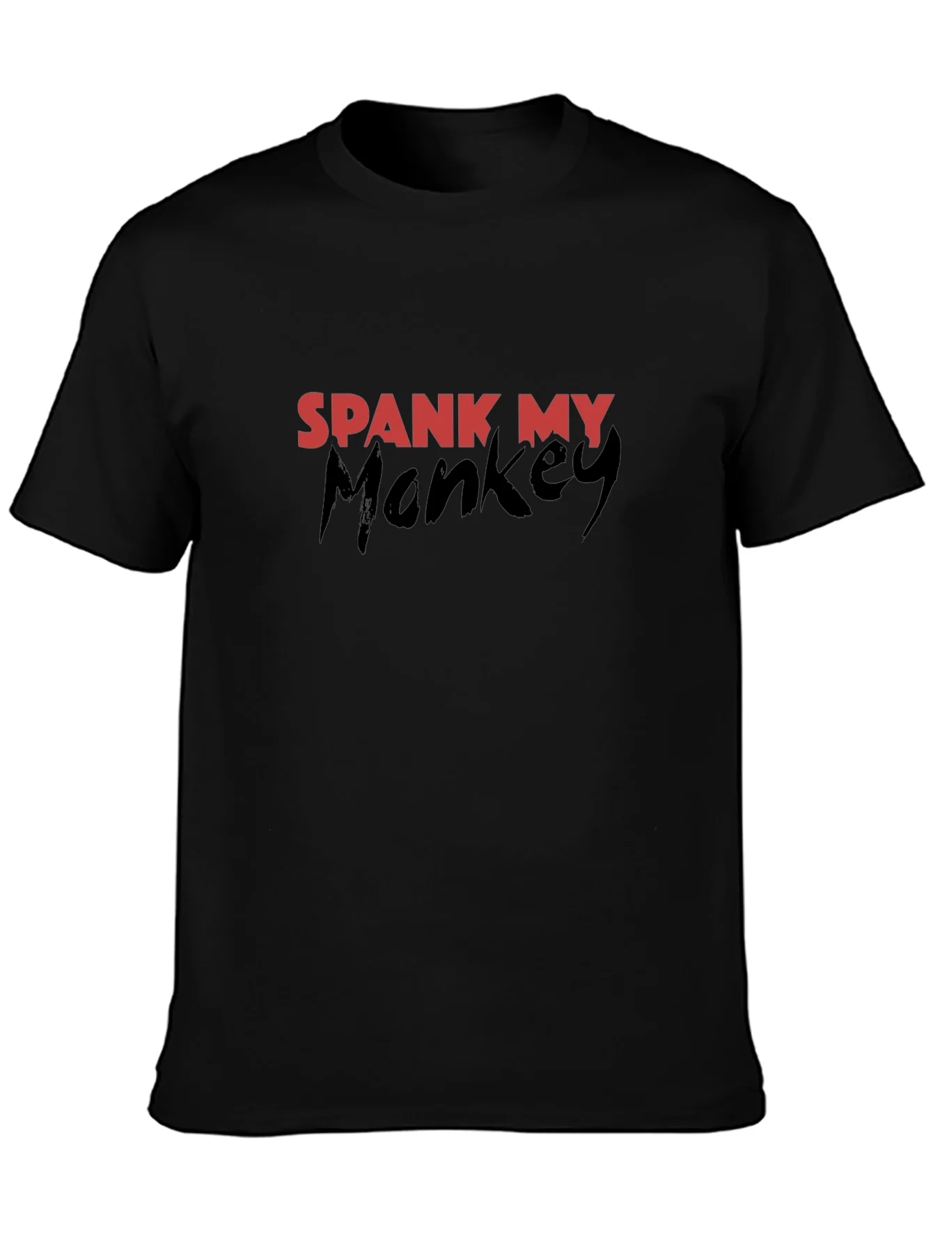 Spank My Monkey Graphic T-Shirt - Black
