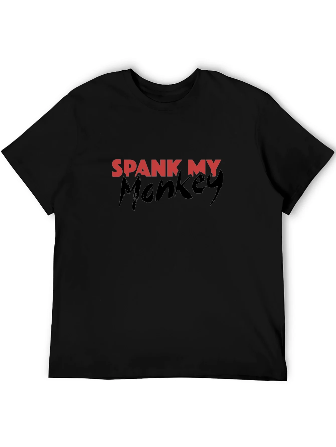 Spank My Monkey Graphic T-Shirt - Black