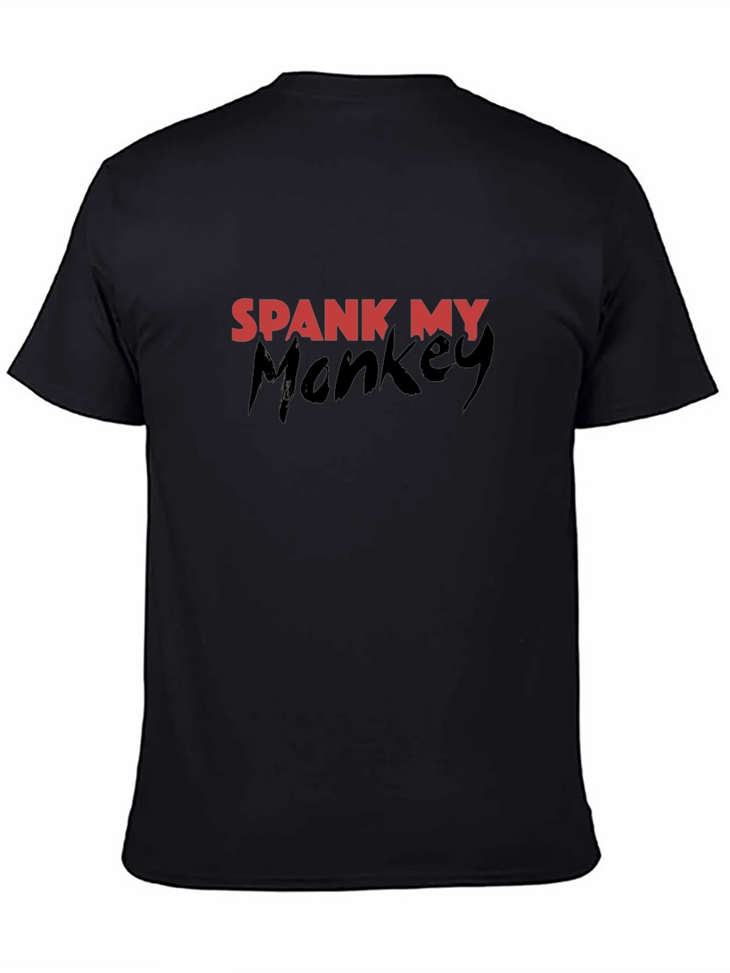 Spank My Monkey Graphic T-Shirt - Black