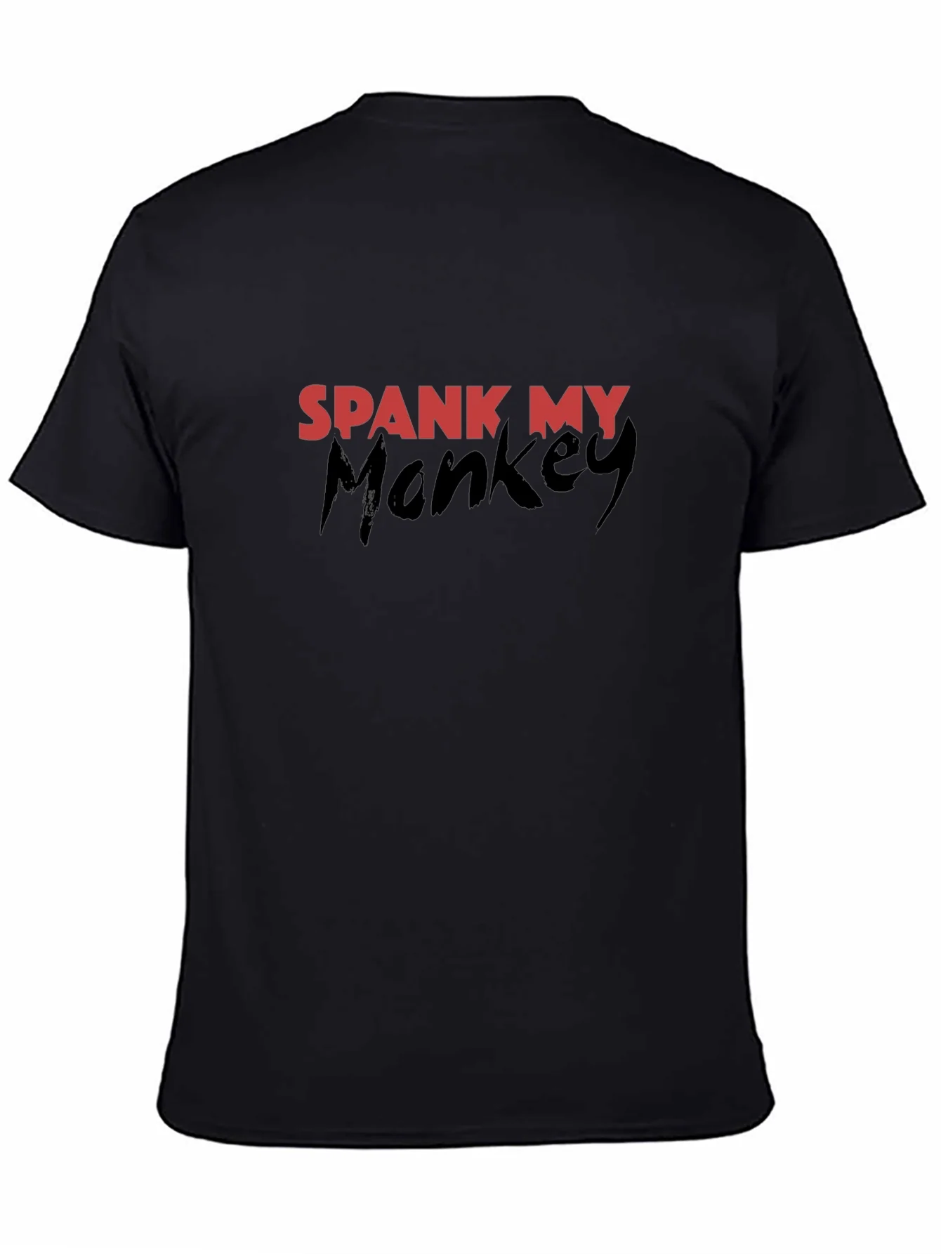 Spank My Monkey Graphic T-Shirt - Black