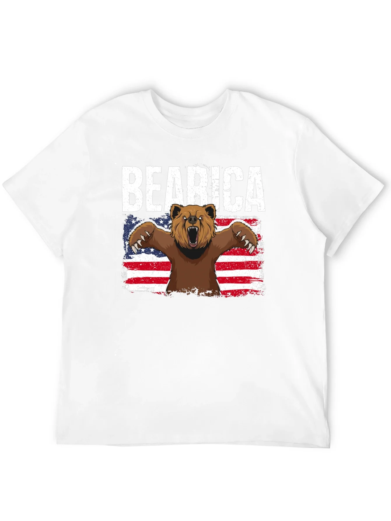 Bearica T-Shirt - Patriotic Bear Design