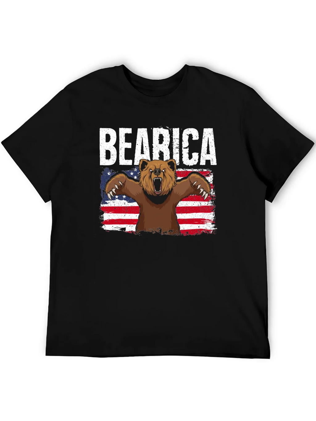 Bearica T-Shirt - Patriotic Bear Design