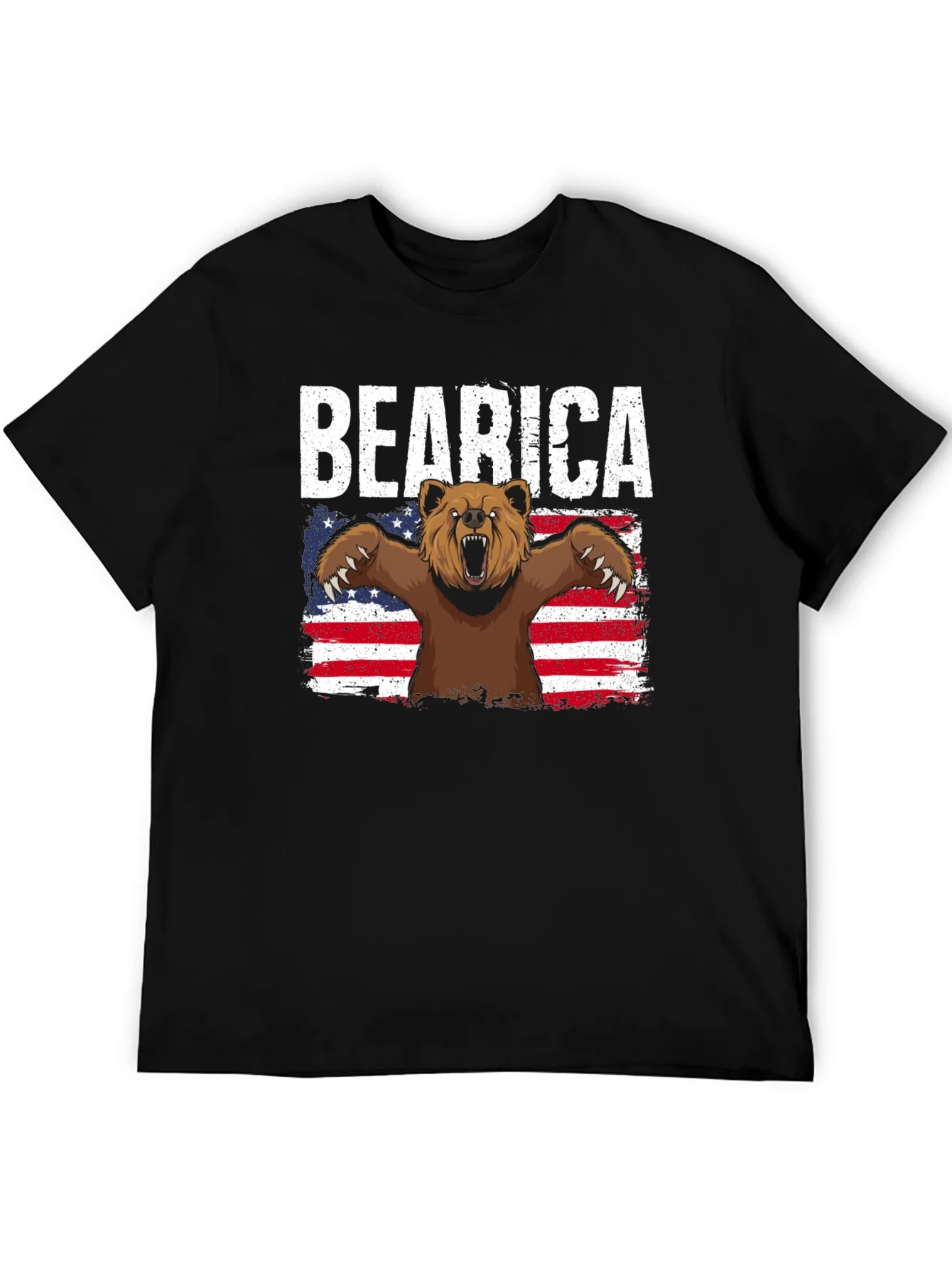 Bearica T-Shirt - Patriotic Bear Design