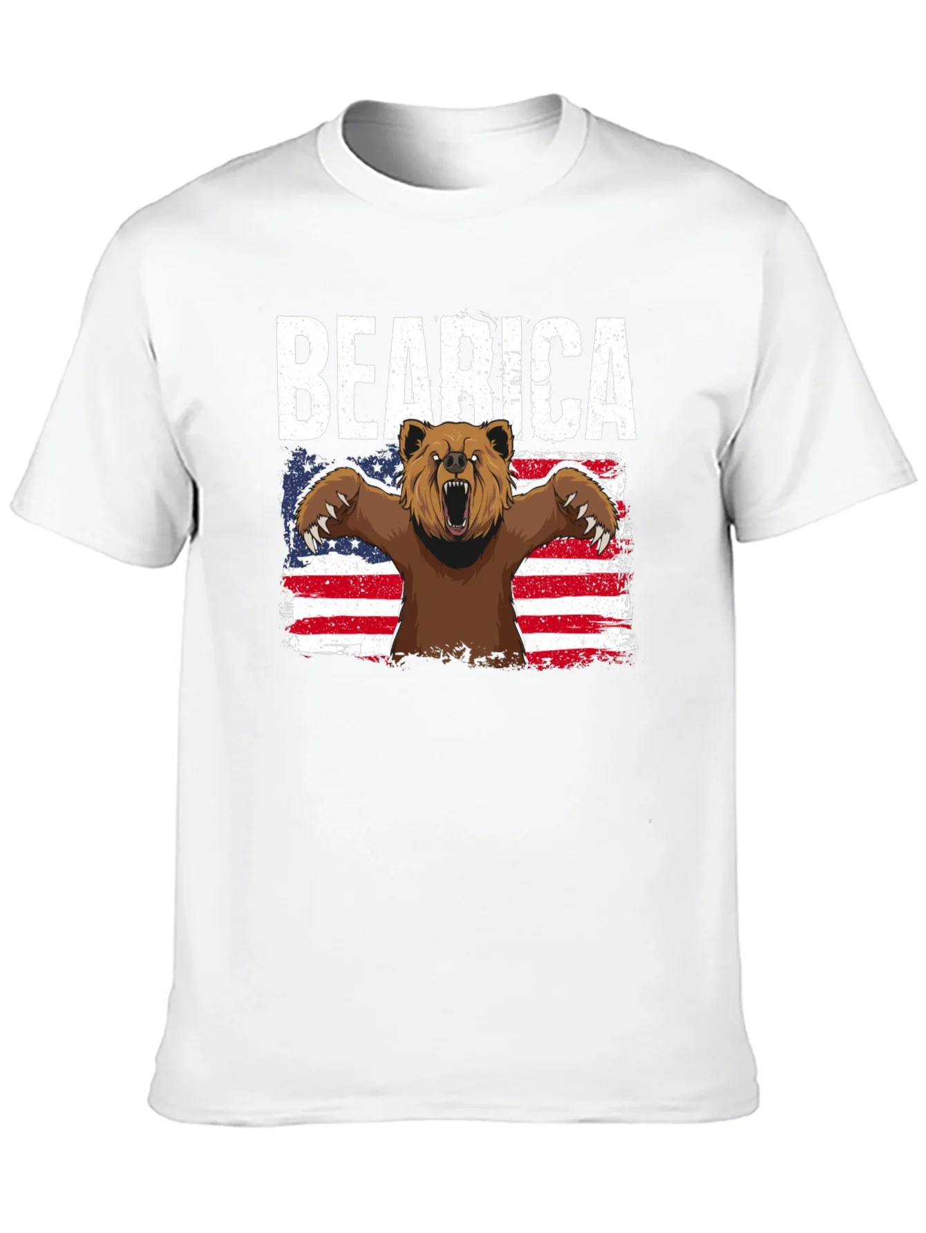 Bearica T-Shirt - Patriotic Bear Design