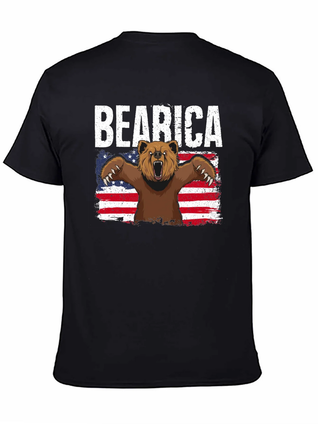 Bearica T-Shirt - Patriotic Bear Design