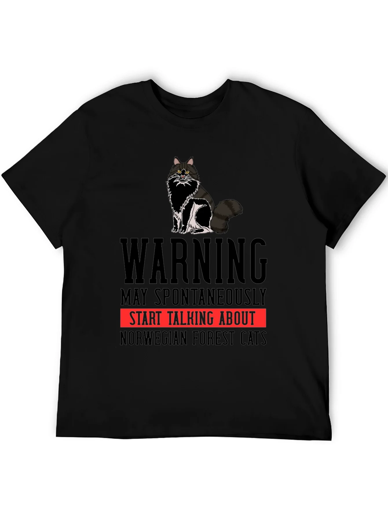 Warning Norwegian Forest Cats T-Shirt