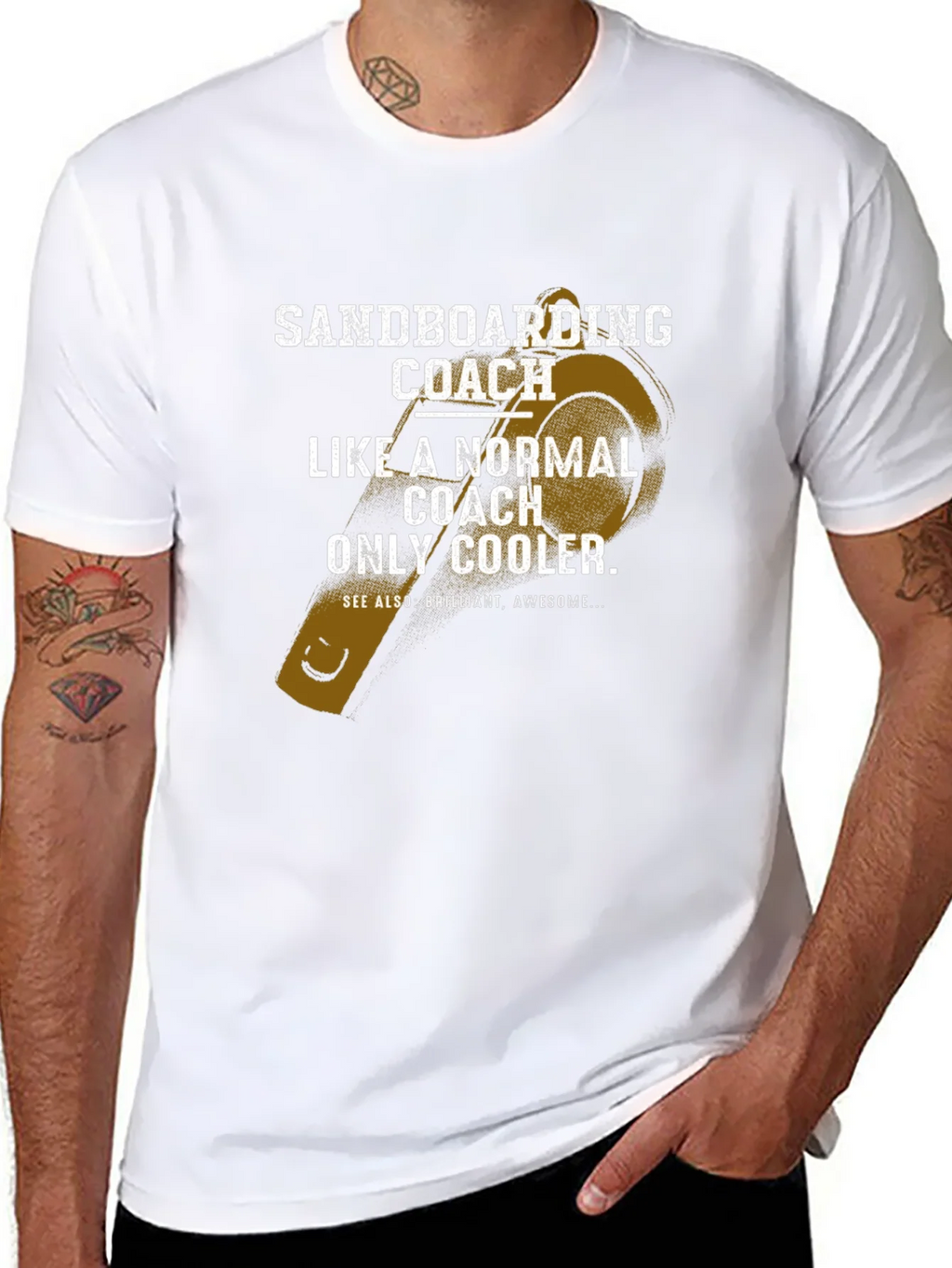 Sandboarding Coach T-Shirt - Cool & Comfortable Tee