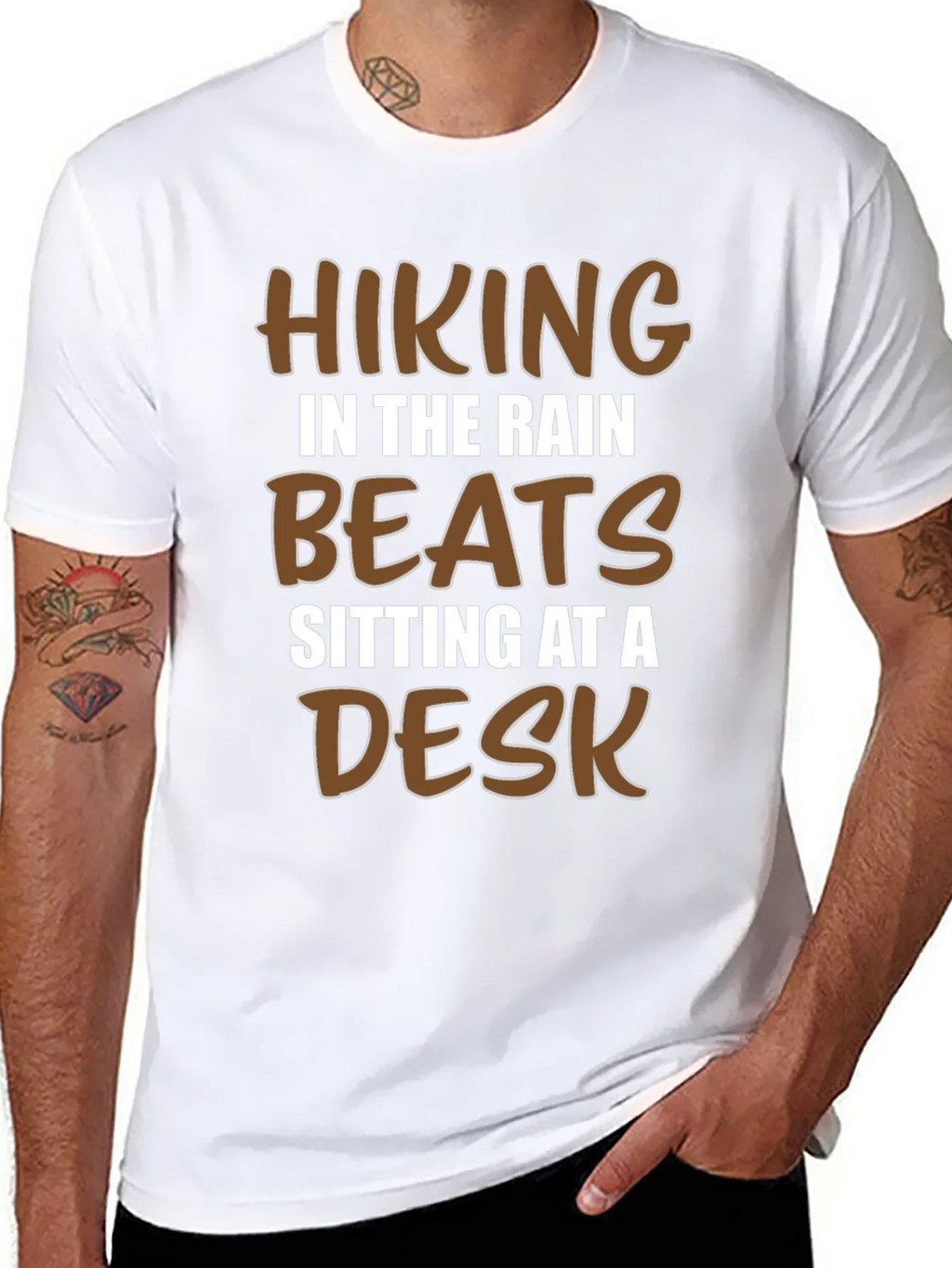 Hiking in the Rain T-Shirt