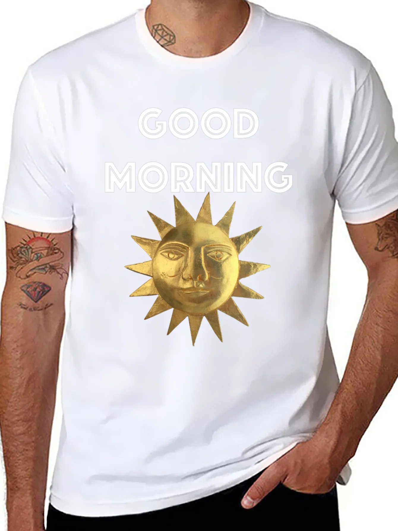 Good Morning Sun Graphic Tee - Soft Cotton