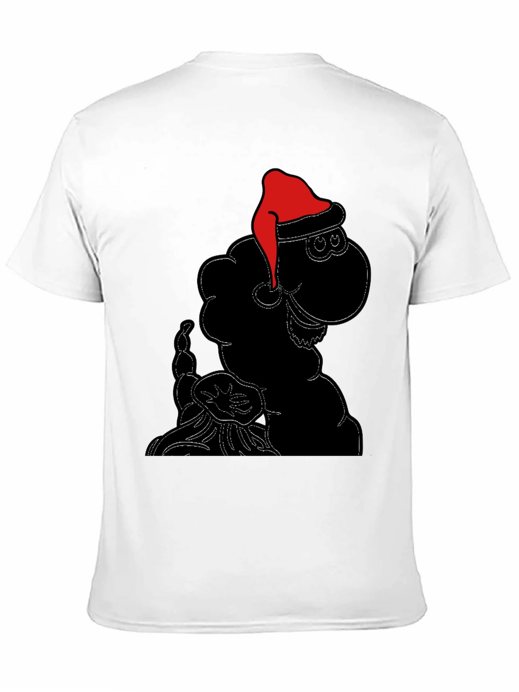 Festive Sheep Tee: Santa Hat Holiday Style