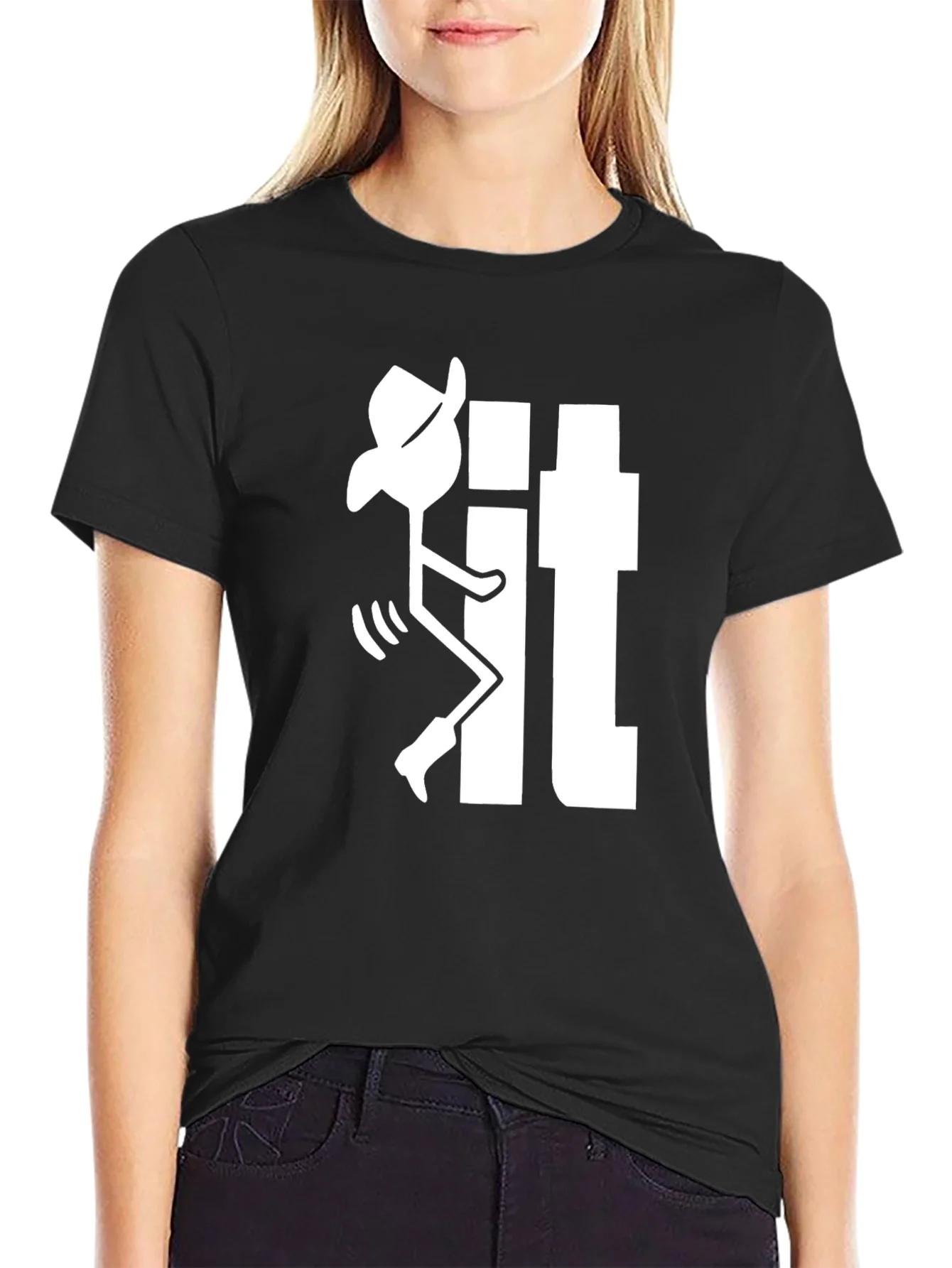 Funny Cowboy Stick Figure It T-Shirt