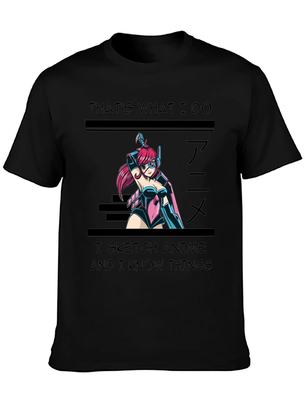 Anime Sketch T-Shirt - Thats What I Do