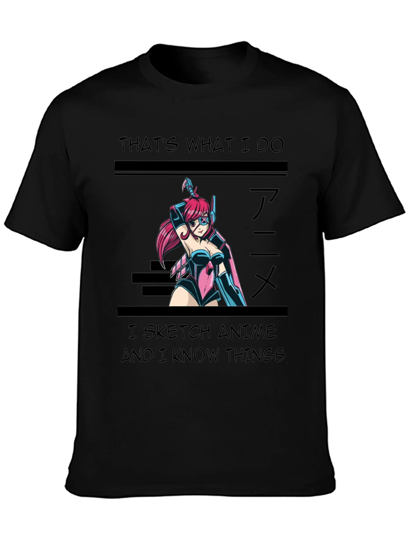 Anime Sketch T-Shirt - Thats What I Do