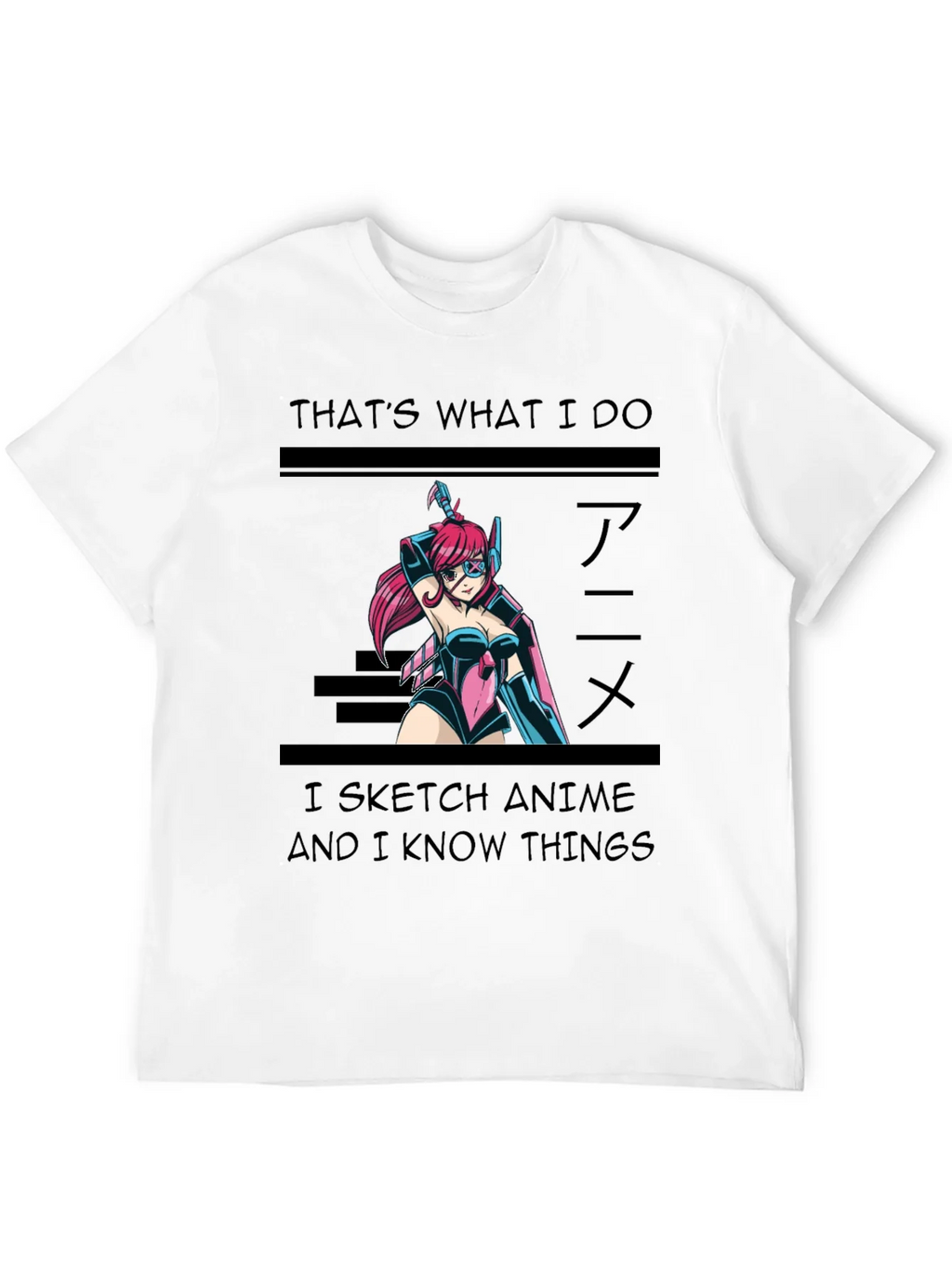 Anime Sketch T-Shirt - Thats What I Do