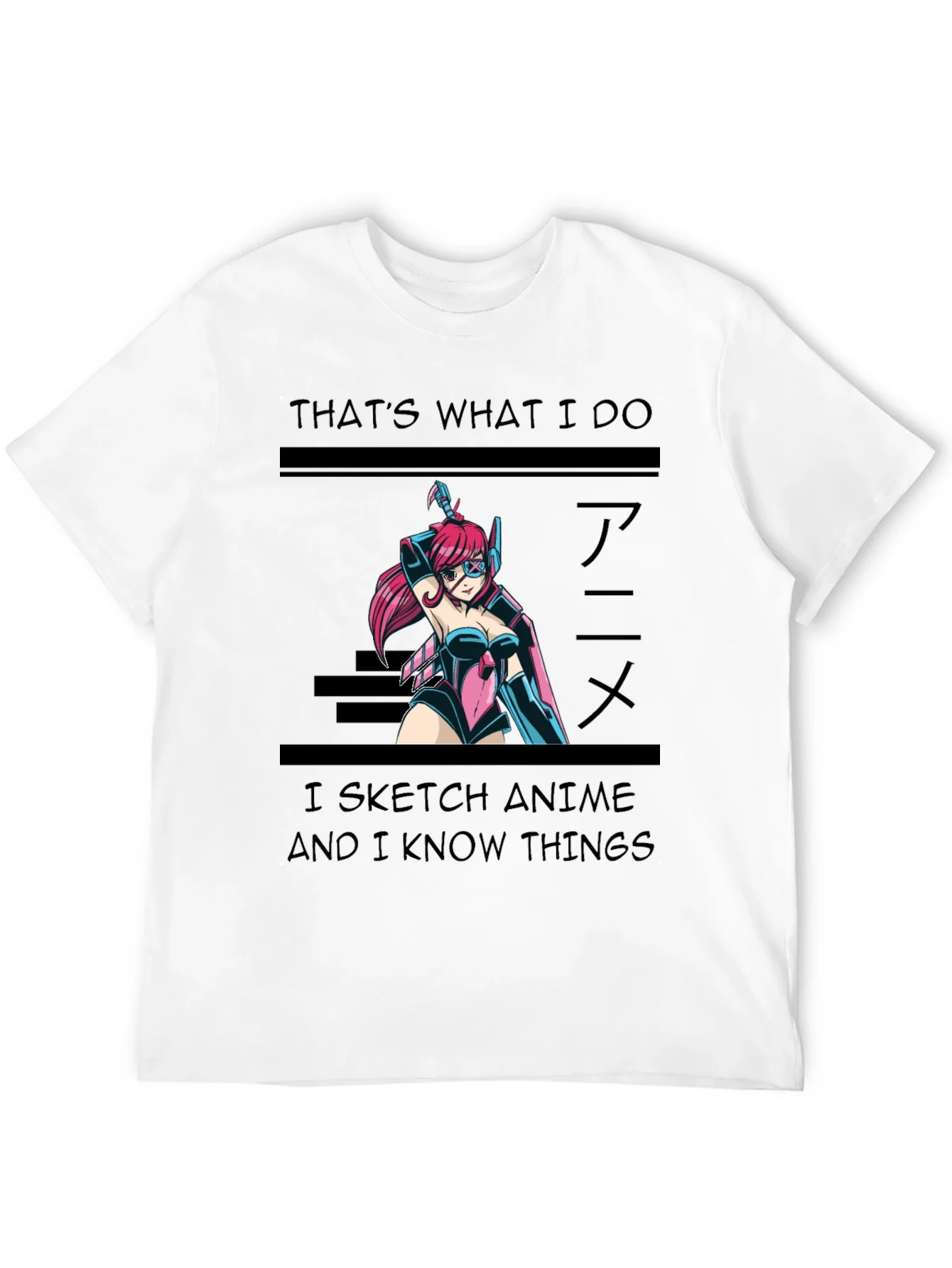 Anime Sketch T-Shirt - Thats What I Do