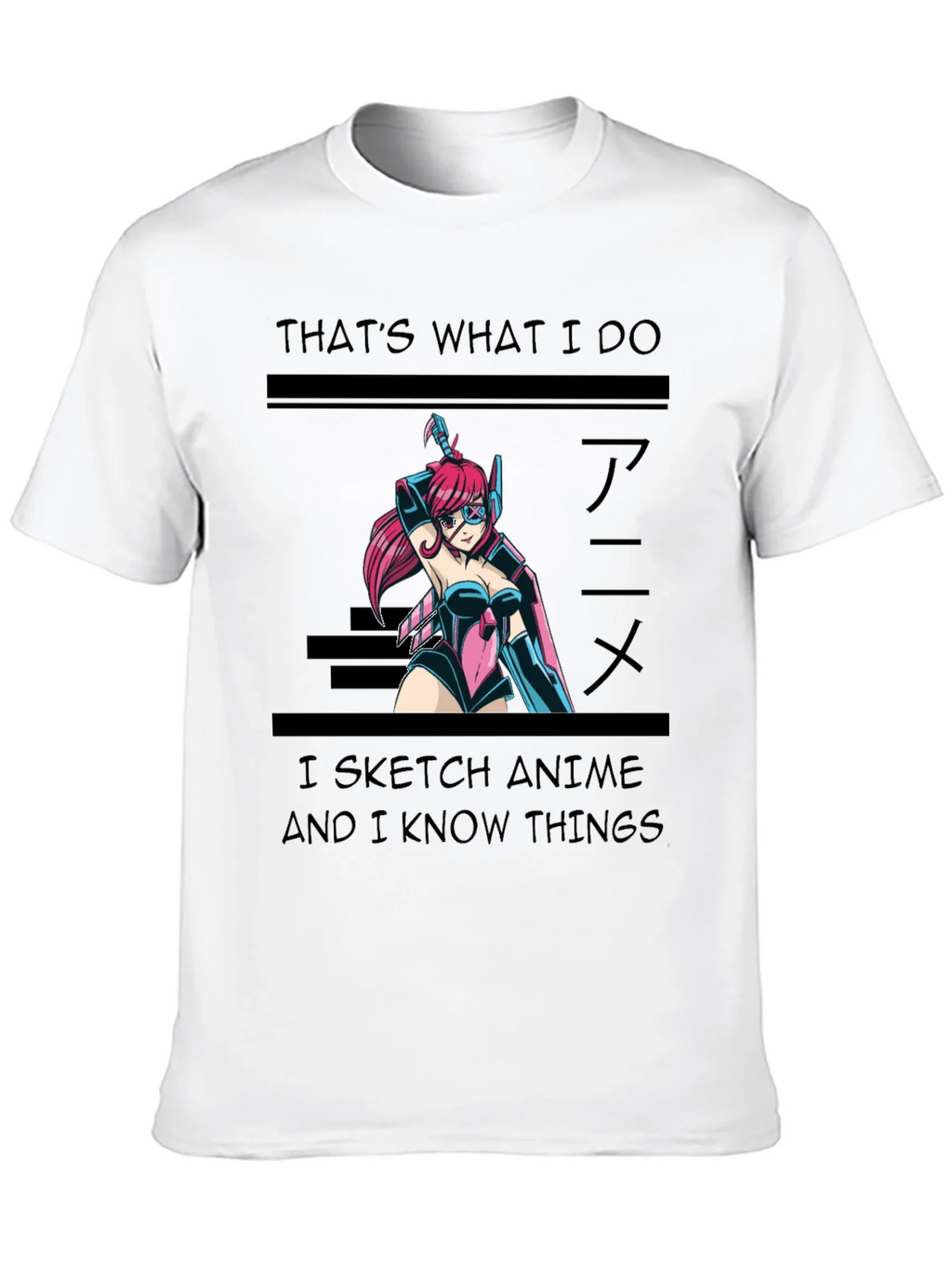 Anime Sketch T-Shirt - Thats What I Do