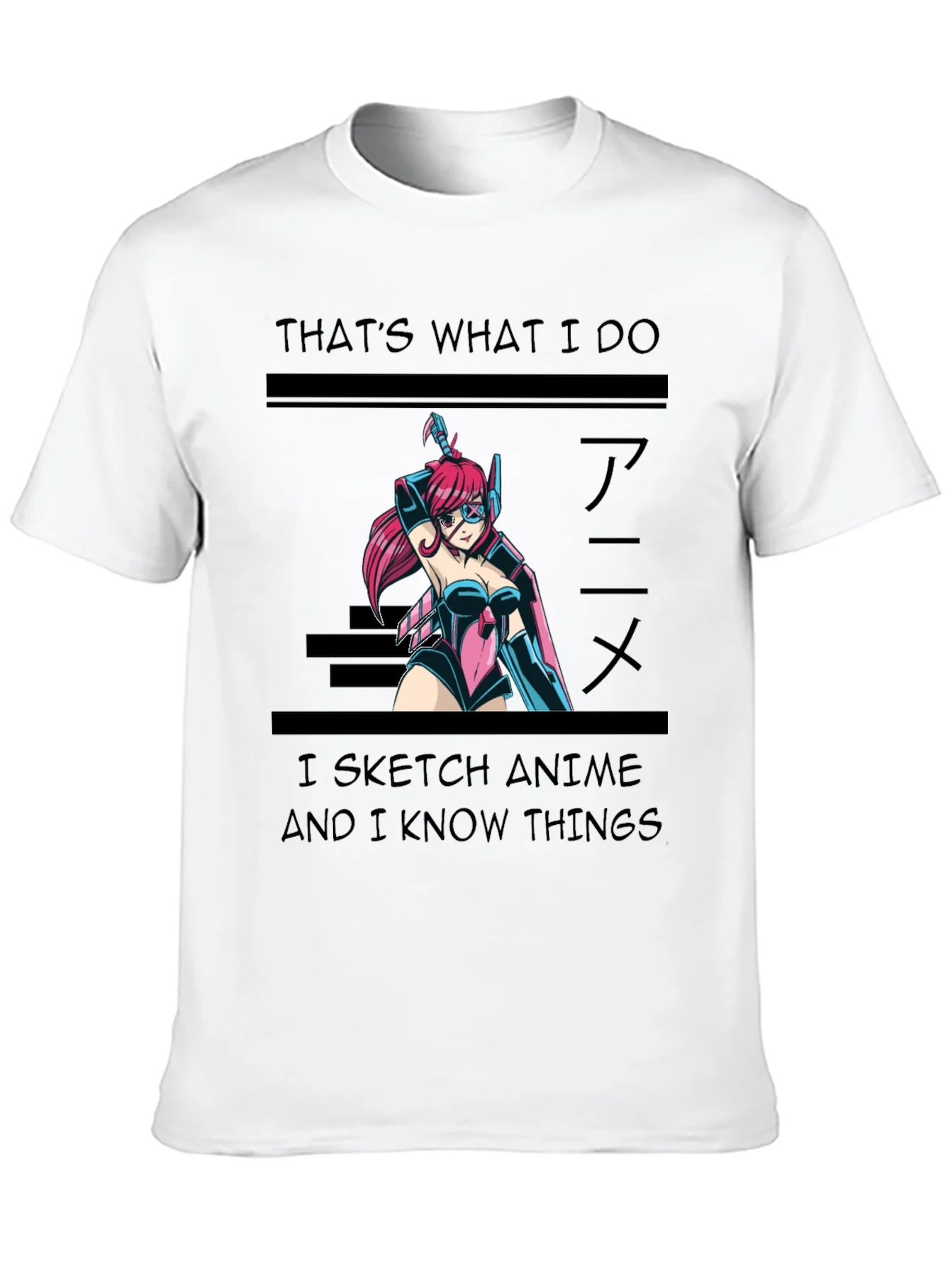 Anime Sketch T-Shirt - Thats What I Do