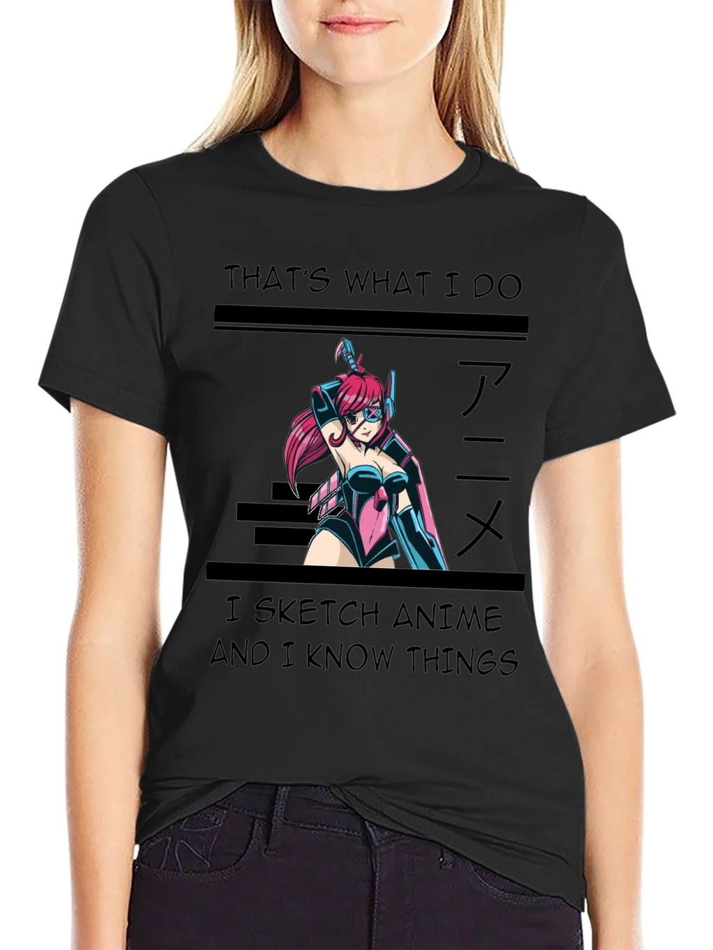 Anime Sketch T-Shirt - Thats What I Do