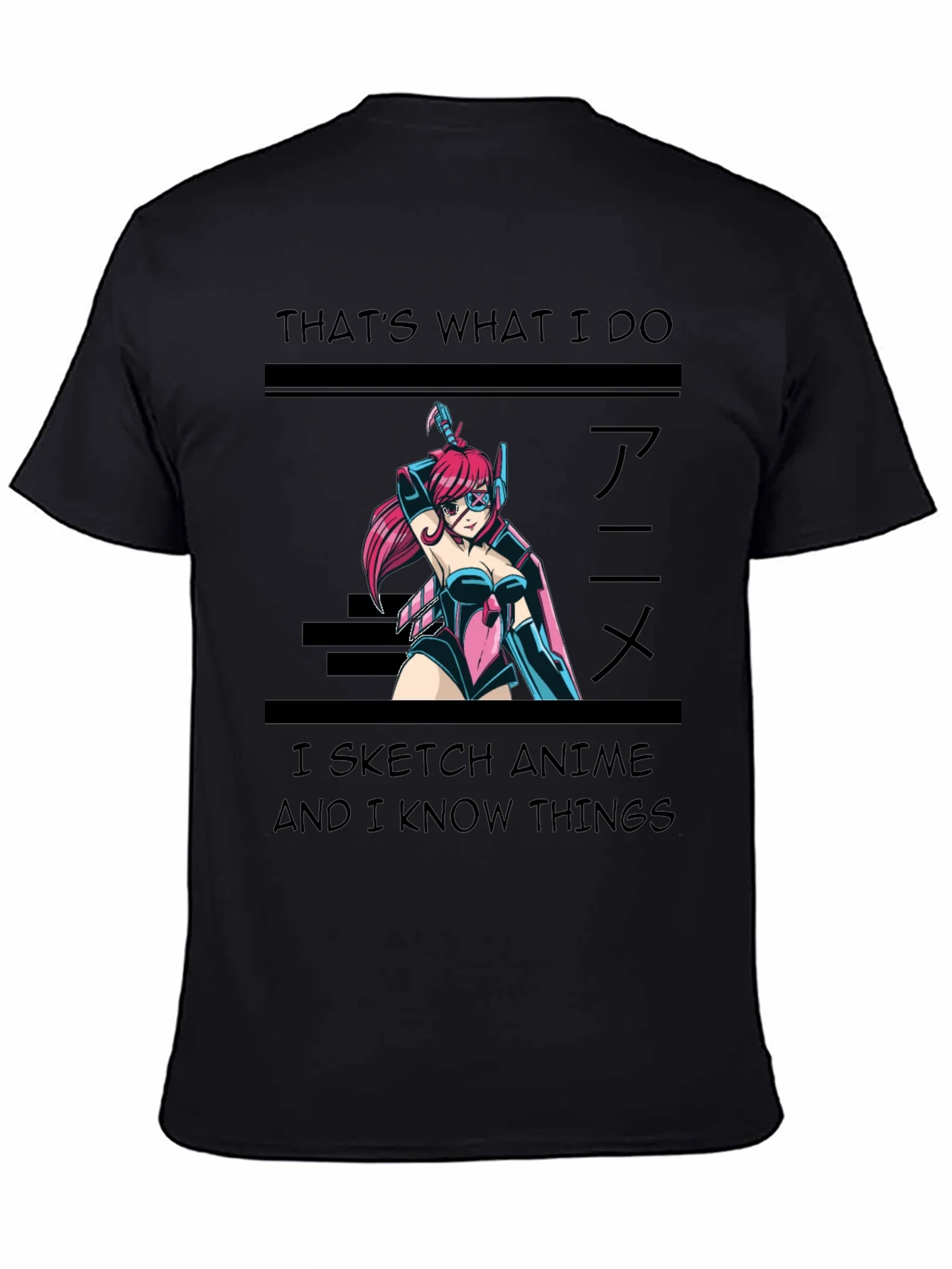 Anime Sketch T-Shirt - Thats What I Do