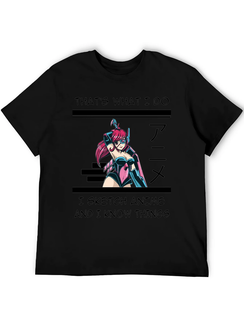 Anime Sketch T-Shirt - Thats What I Do