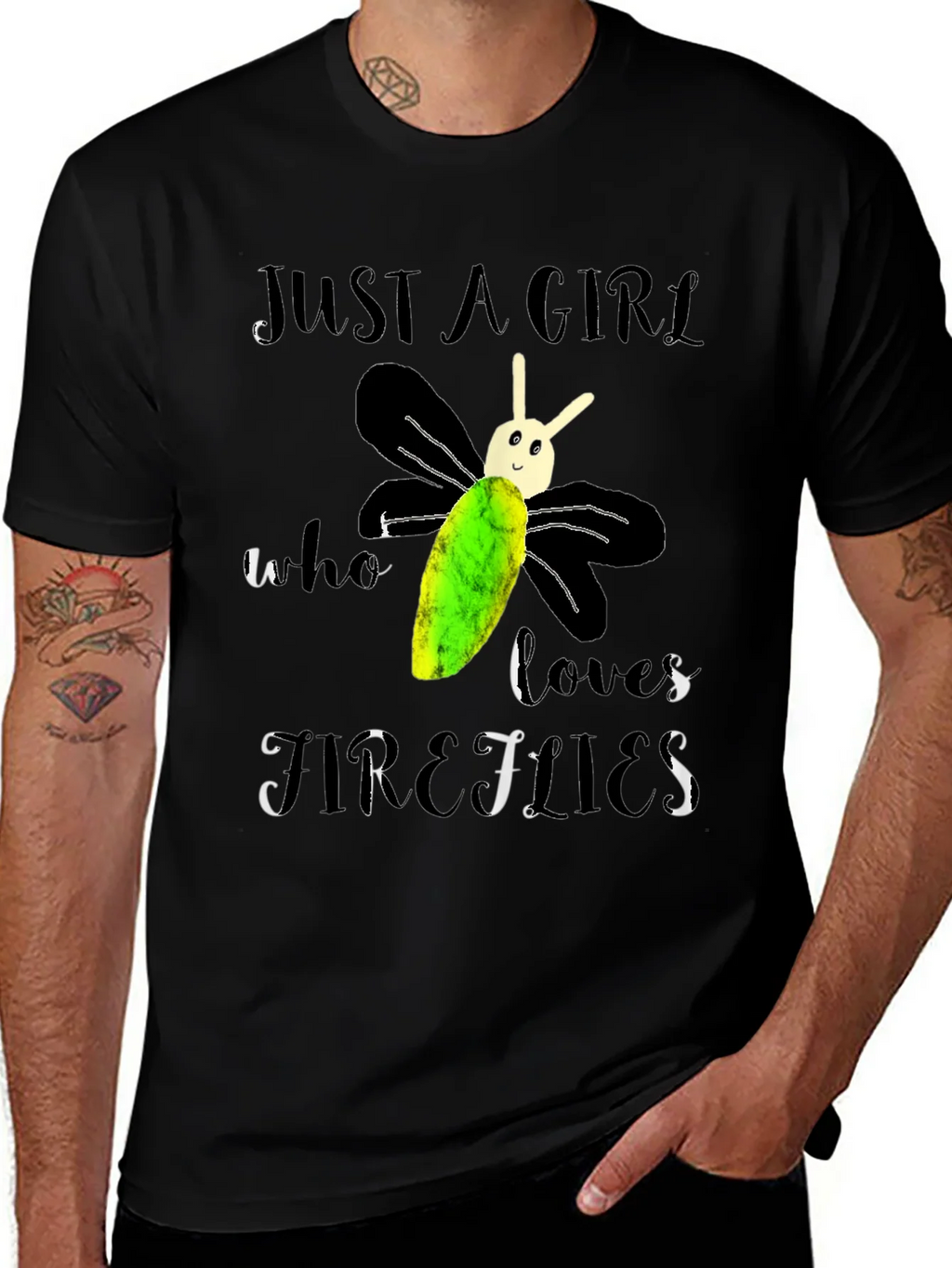 Just A Girl Who Loves Fireflies T-Shirt