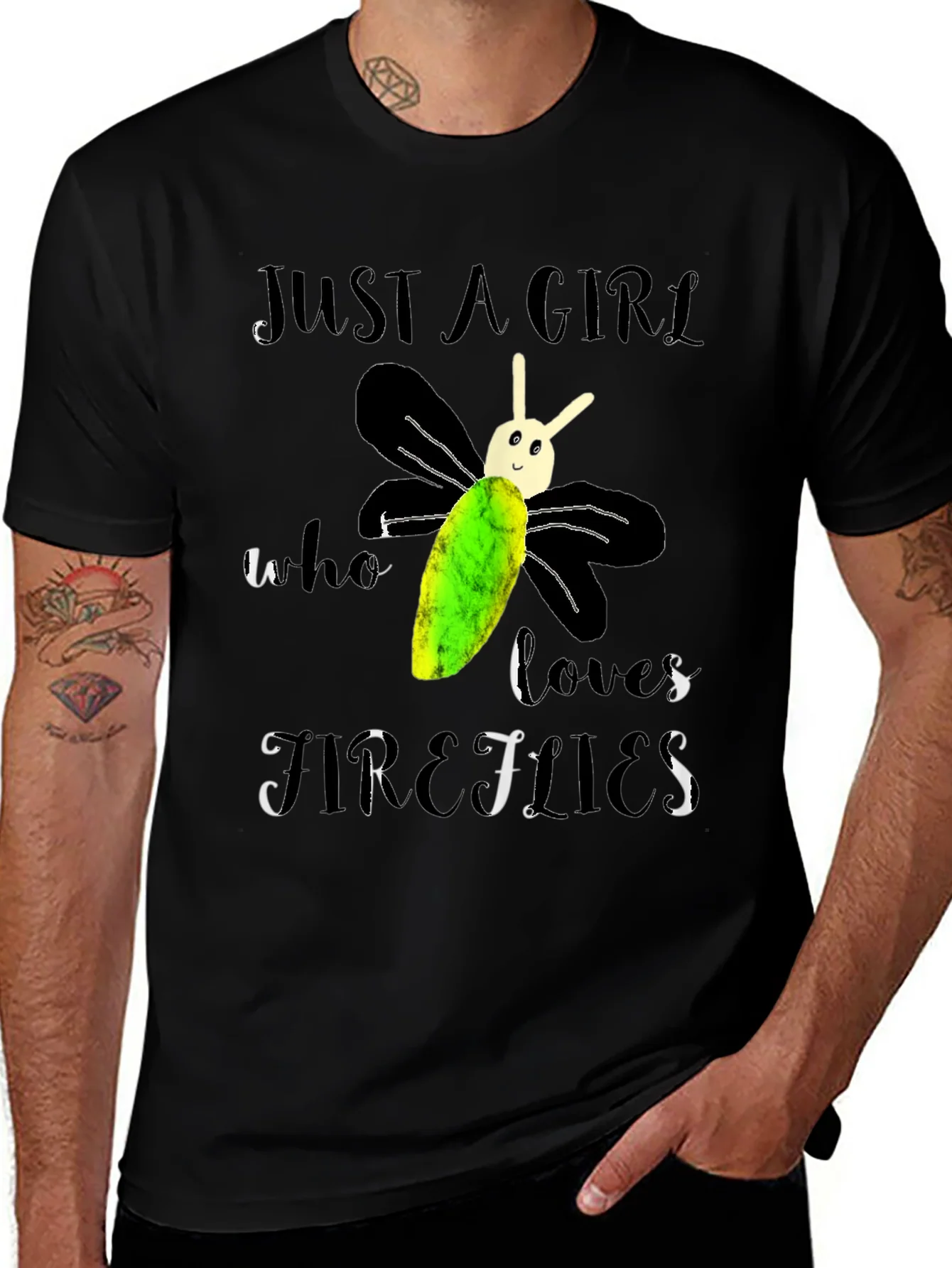 Just A Girl Who Loves Fireflies T-Shirt