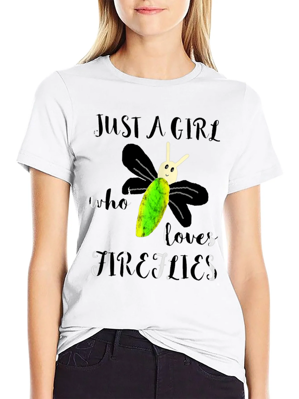 Just A Girl Who Loves Fireflies T-Shirt