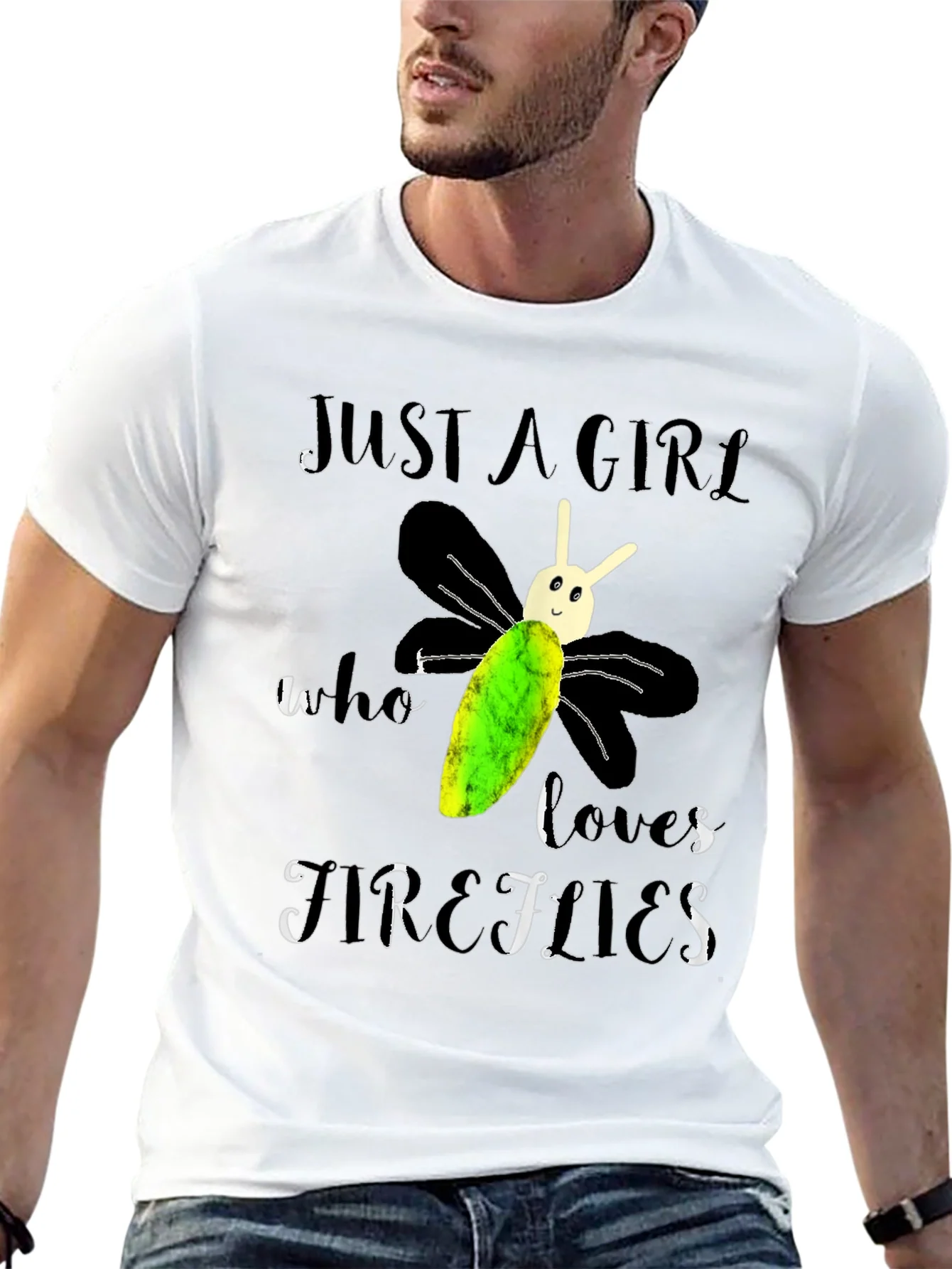 Just A Girl Who Loves Fireflies T-Shirt