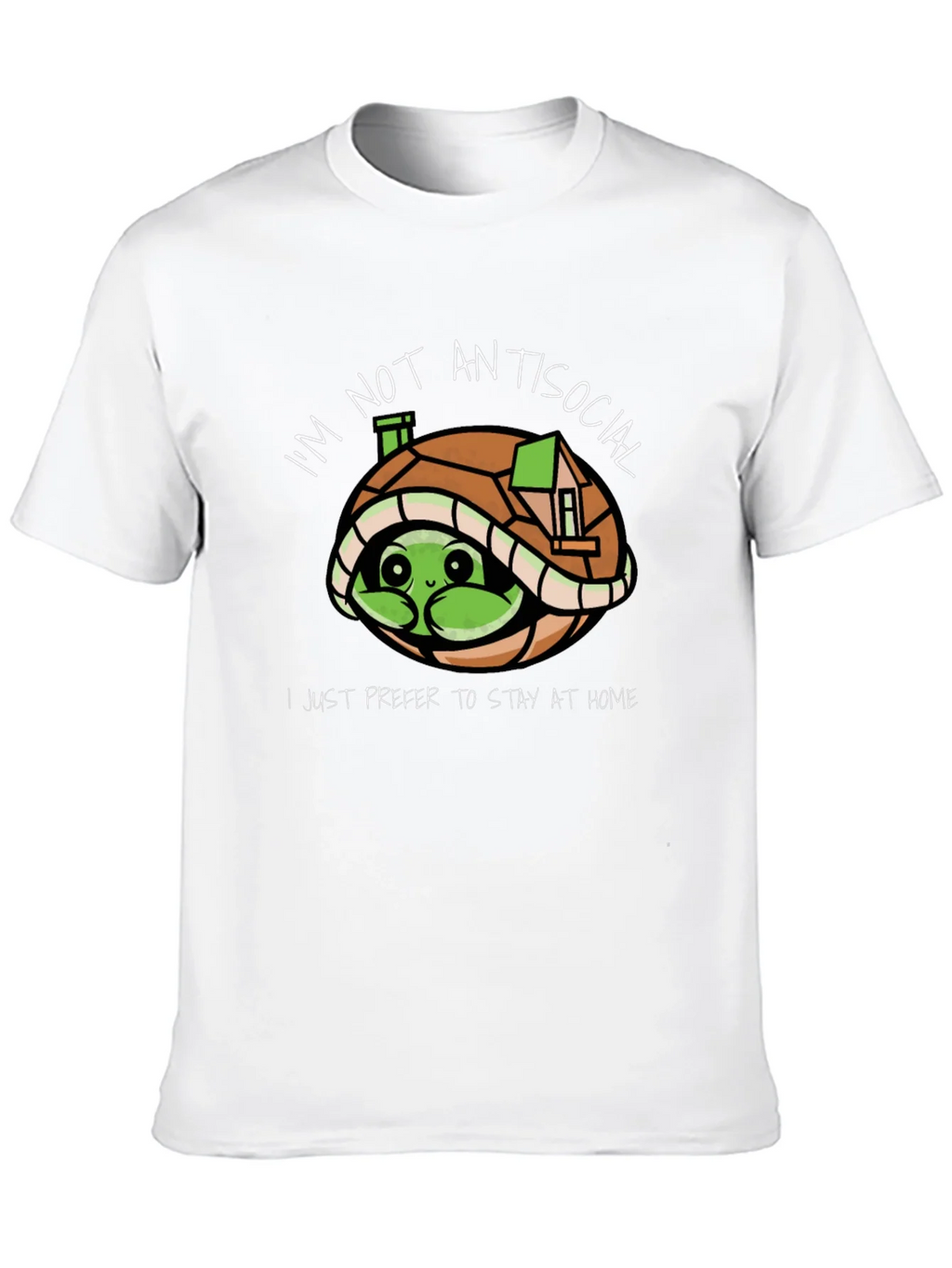 Introvert Turtle T-Shirt: Im Not Antisocial