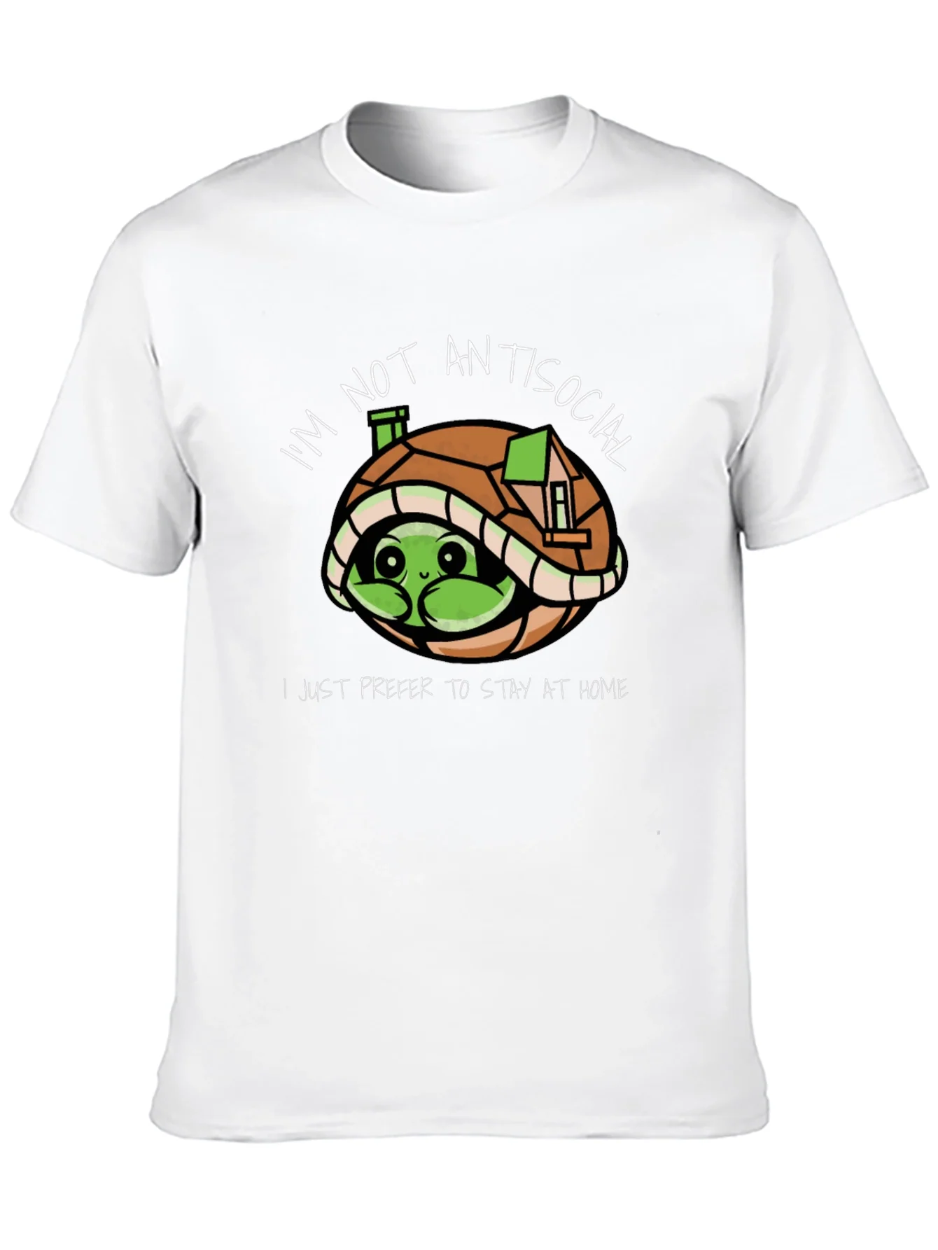 Introvert Turtle T-Shirt: Im Not Antisocial