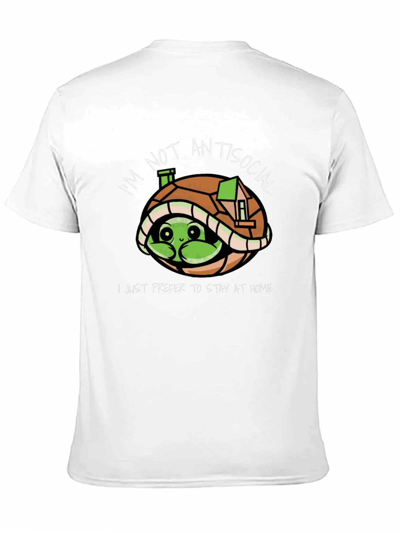 Introvert Turtle T-Shirt: Im Not Antisocial