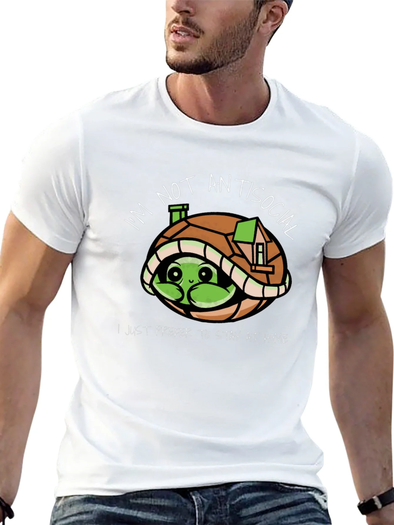 Introvert Turtle T-Shirt: Im Not Antisocial
