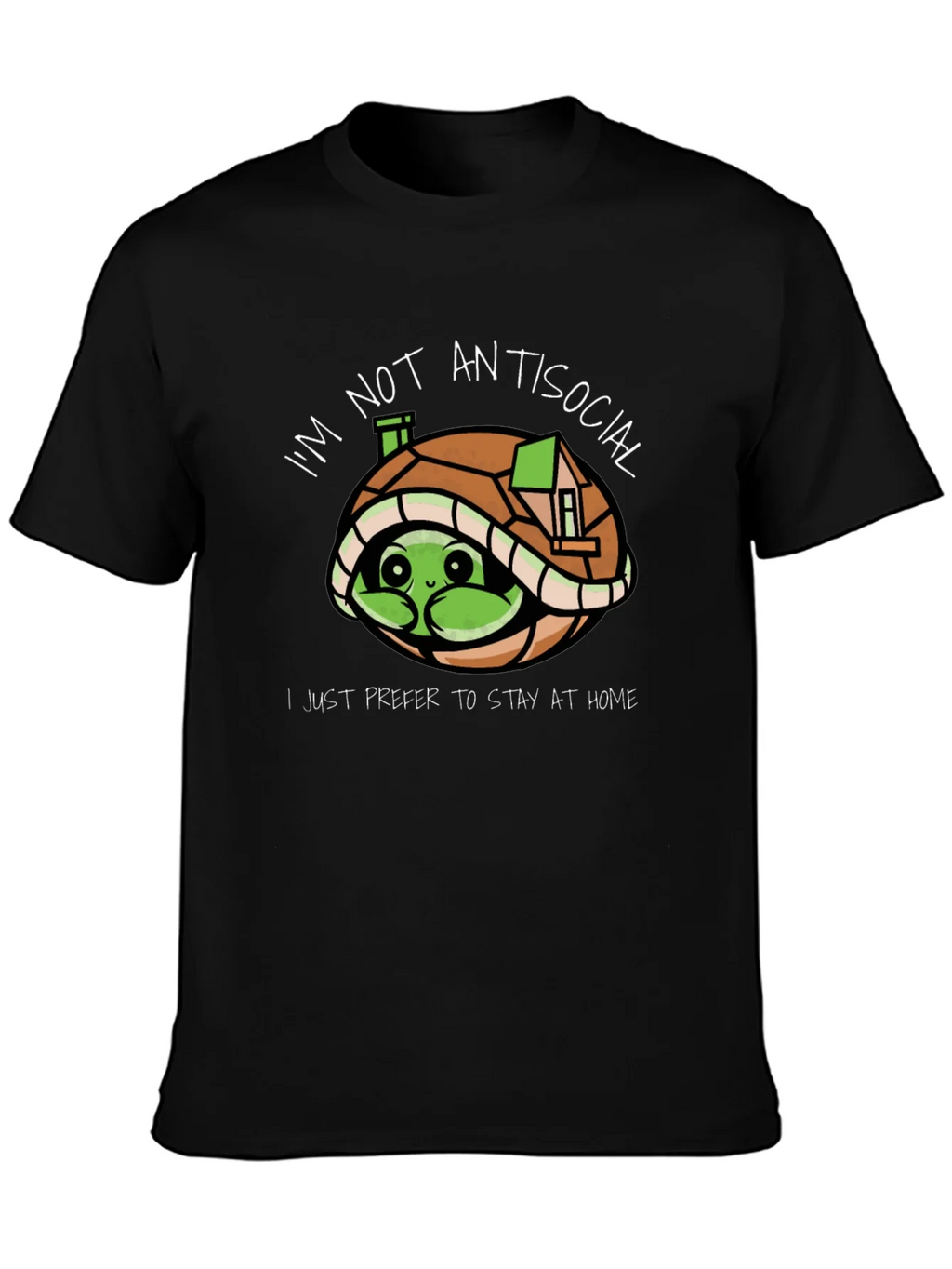 Introvert Turtle T-Shirt: Im Not Antisocial