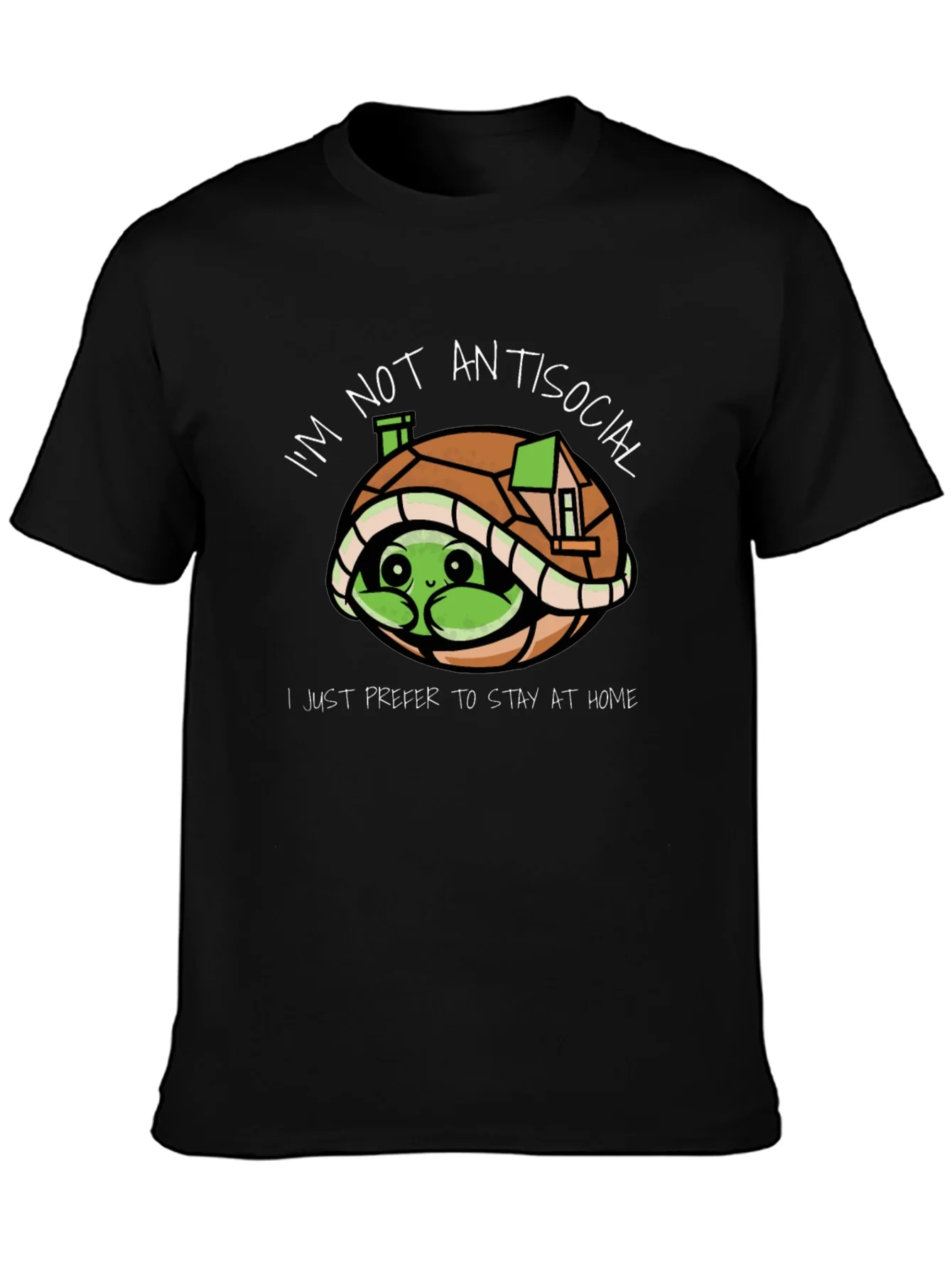 Introvert Turtle T-Shirt: Im Not Antisocial