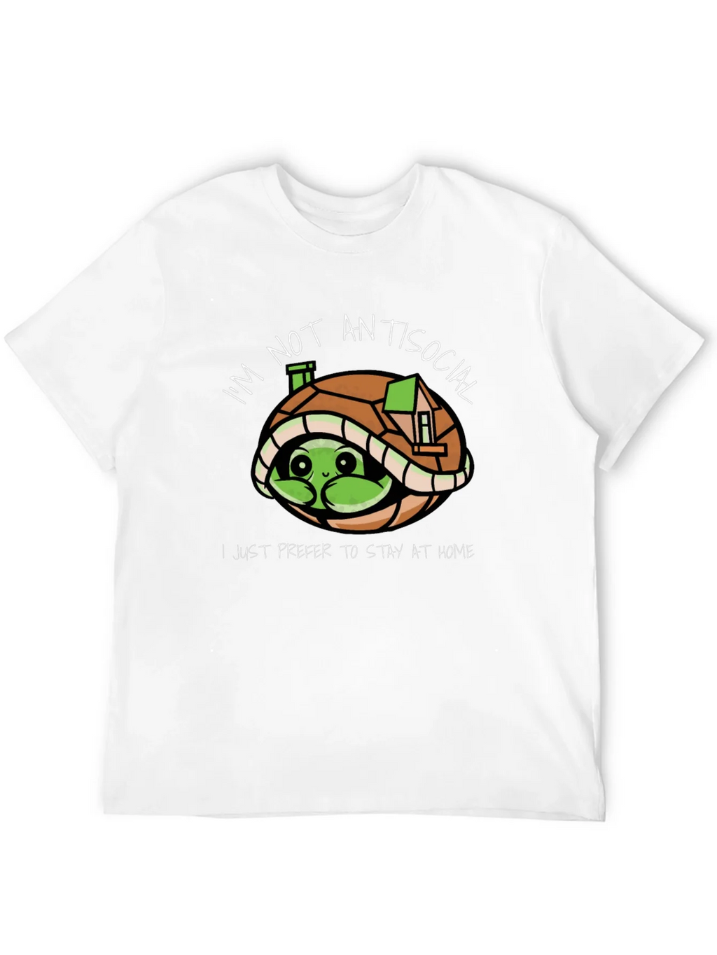 Introvert Turtle T-Shirt: Im Not Antisocial