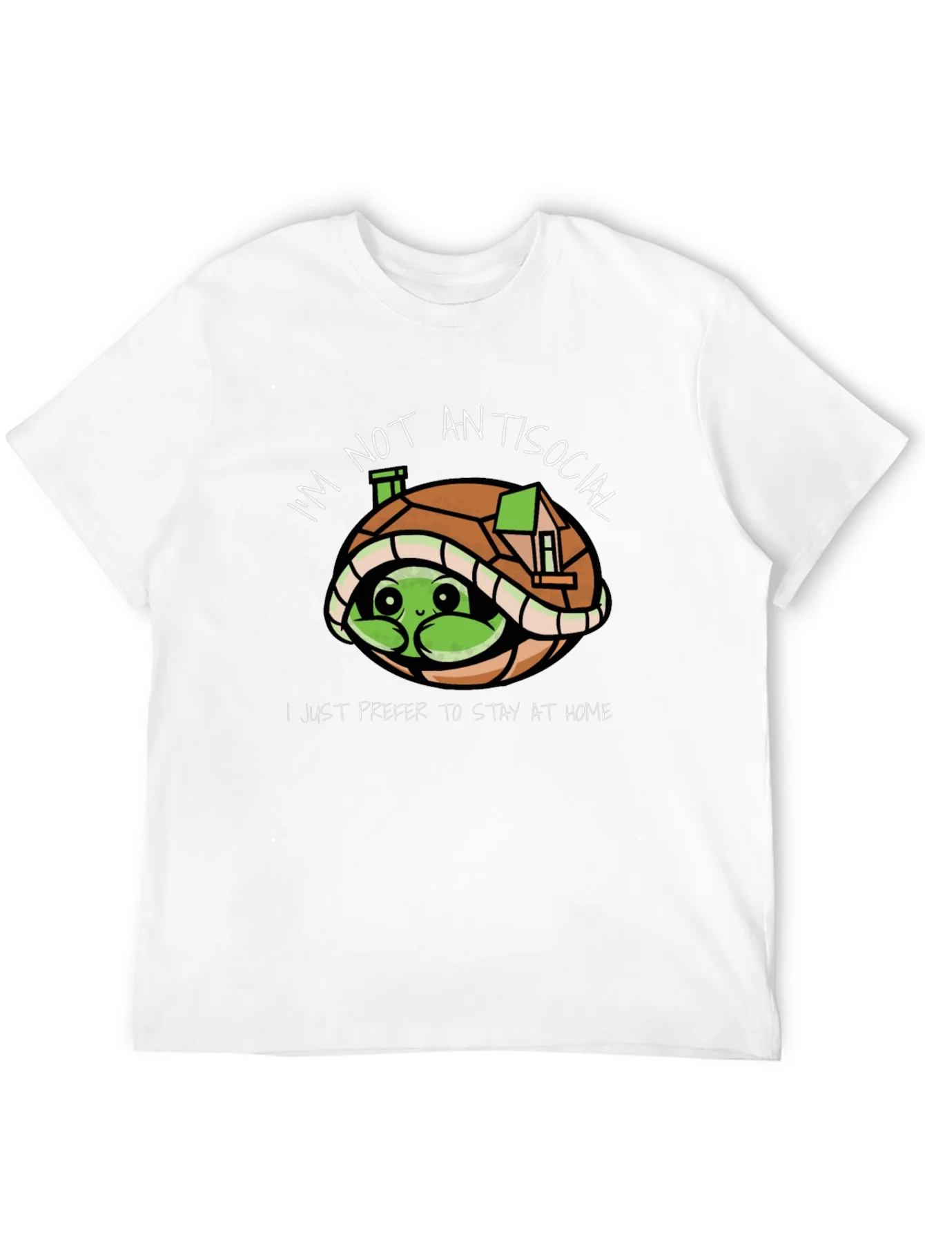 Introvert Turtle T-Shirt: Im Not Antisocial