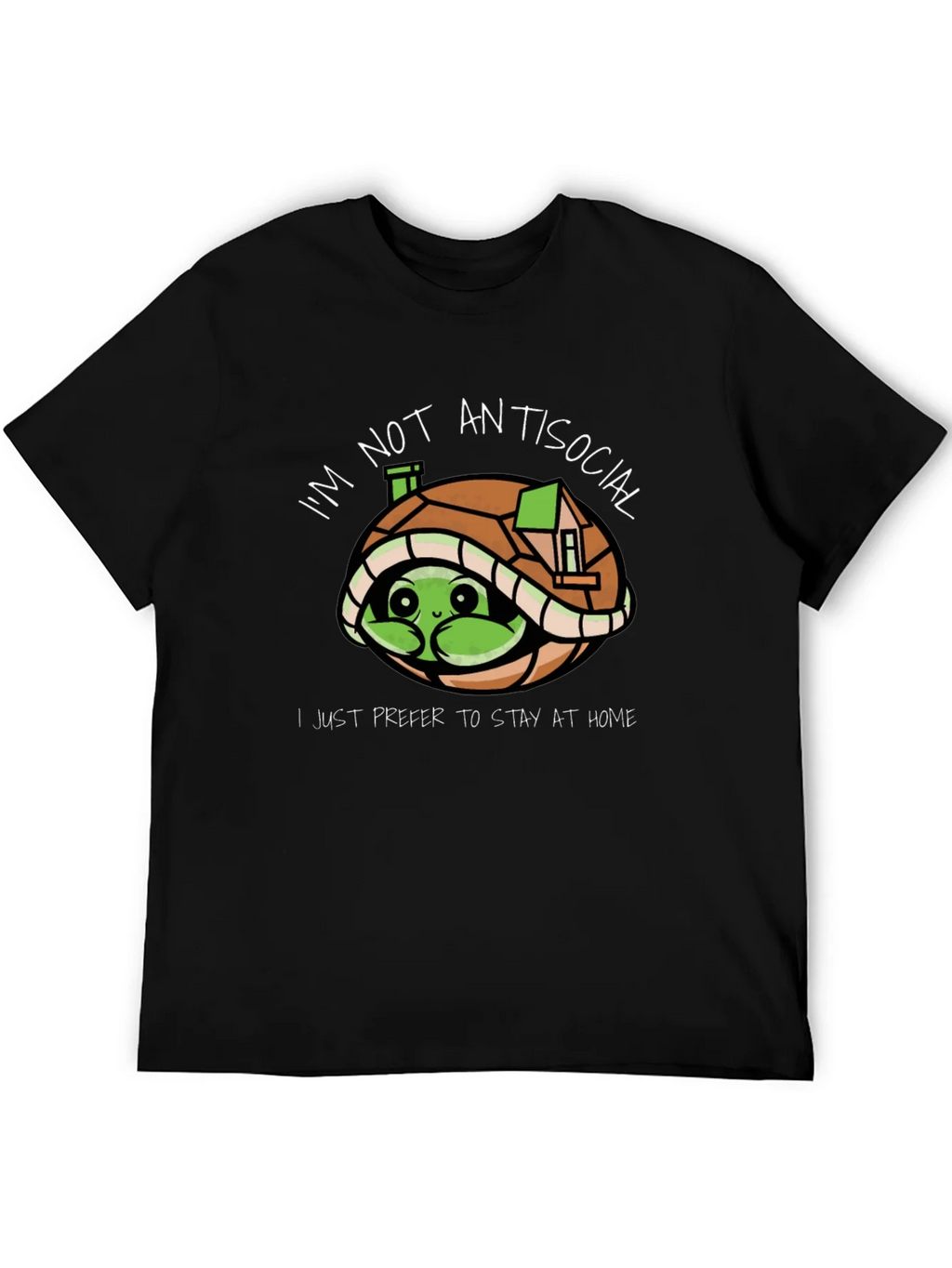 Introvert Turtle T-Shirt: Im Not Antisocial