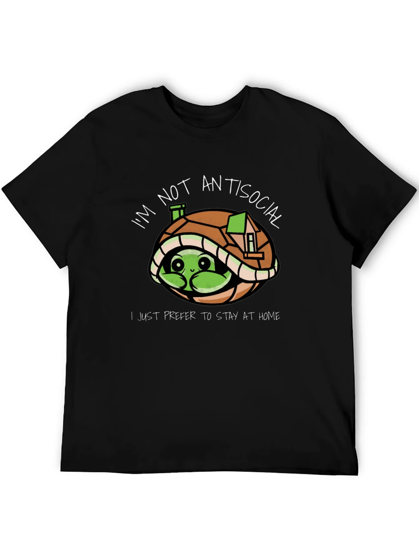 Introvert Turtle T-Shirt: Im Not Antisocial