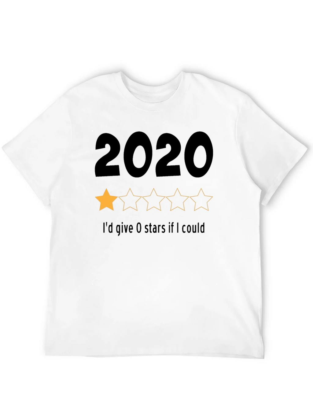 2020 One-Star Rating Graphic T-Shirt