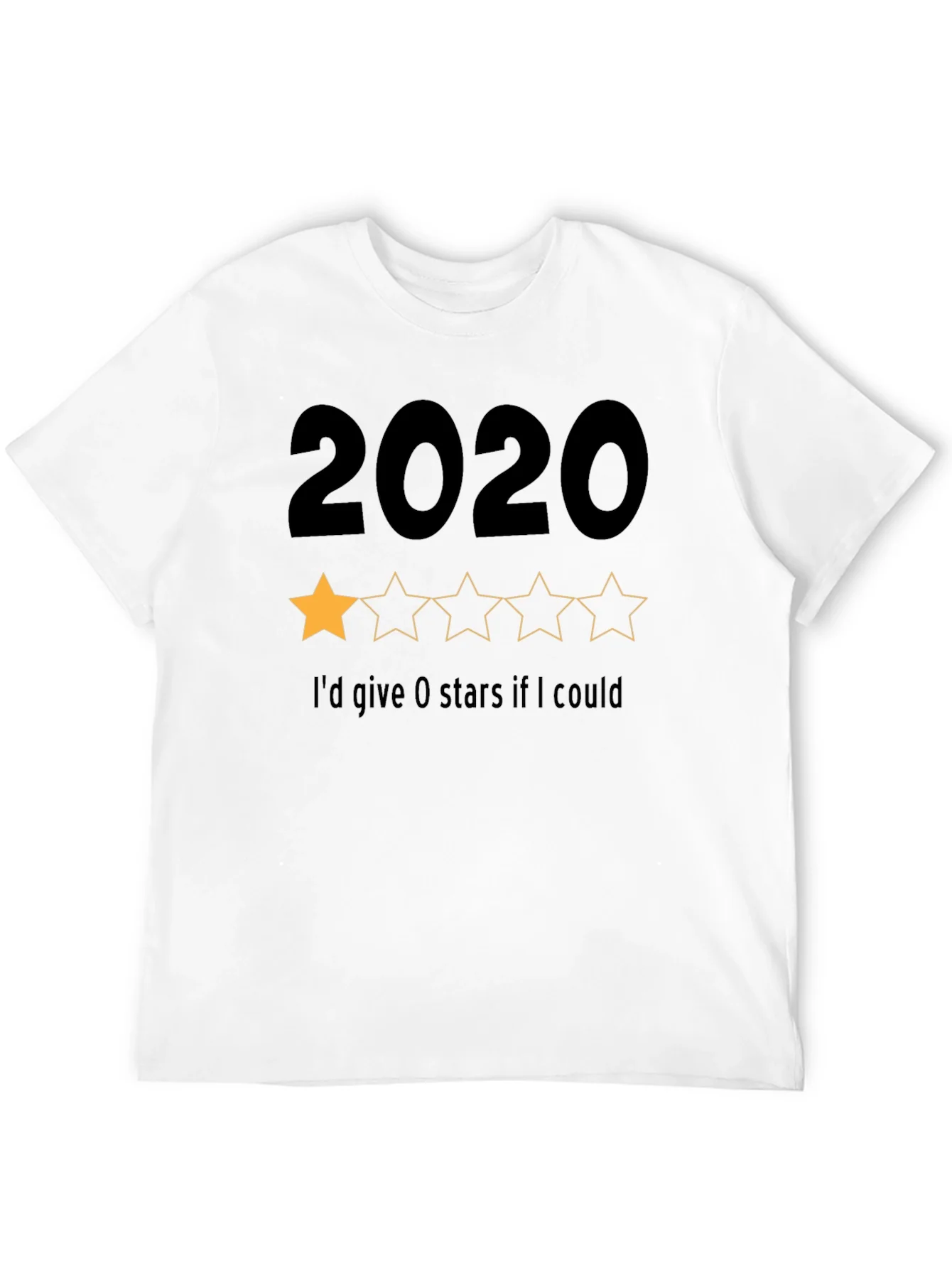 2020 One-Star Rating Graphic T-Shirt