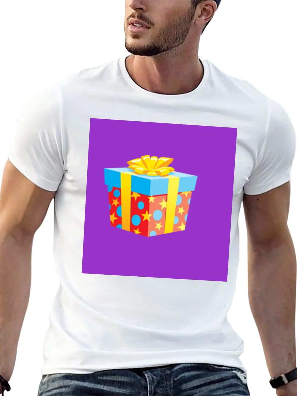 Festive Gift Box Graphic Tee