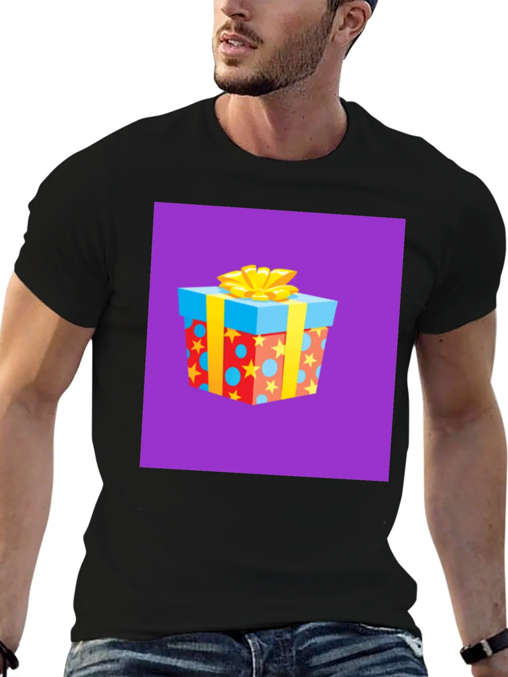 Festive Gift Box Graphic Tee