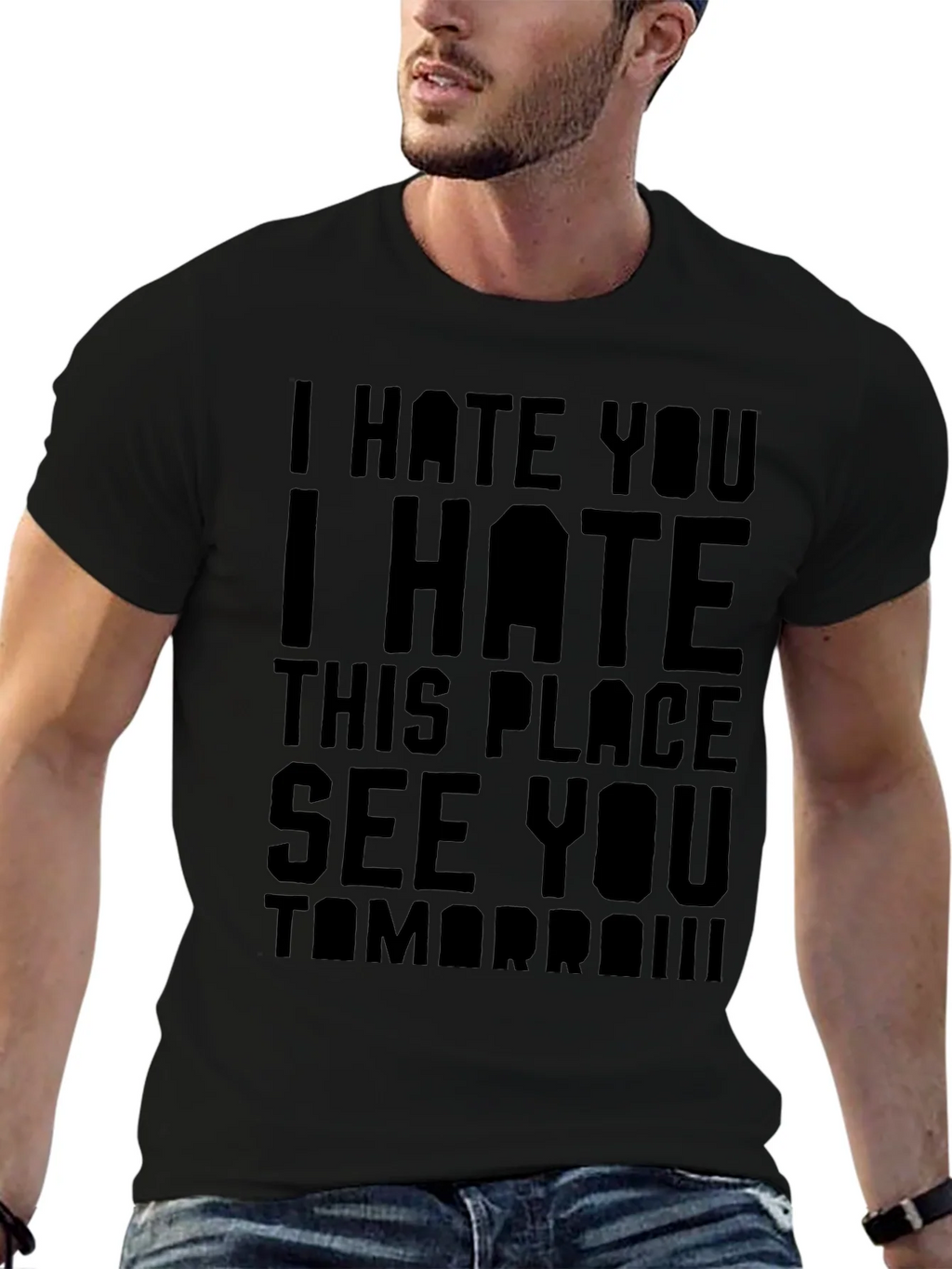 I Hate You T-Shirt - Funny Sarcastic Graphic Tee