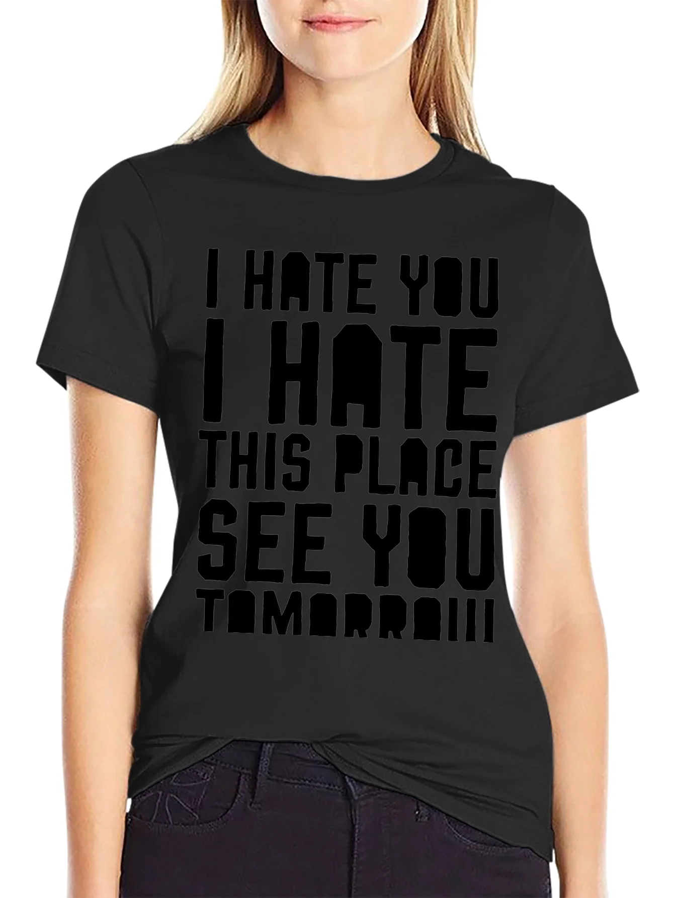 I Hate You T-Shirt - Funny Sarcastic Graphic Tee