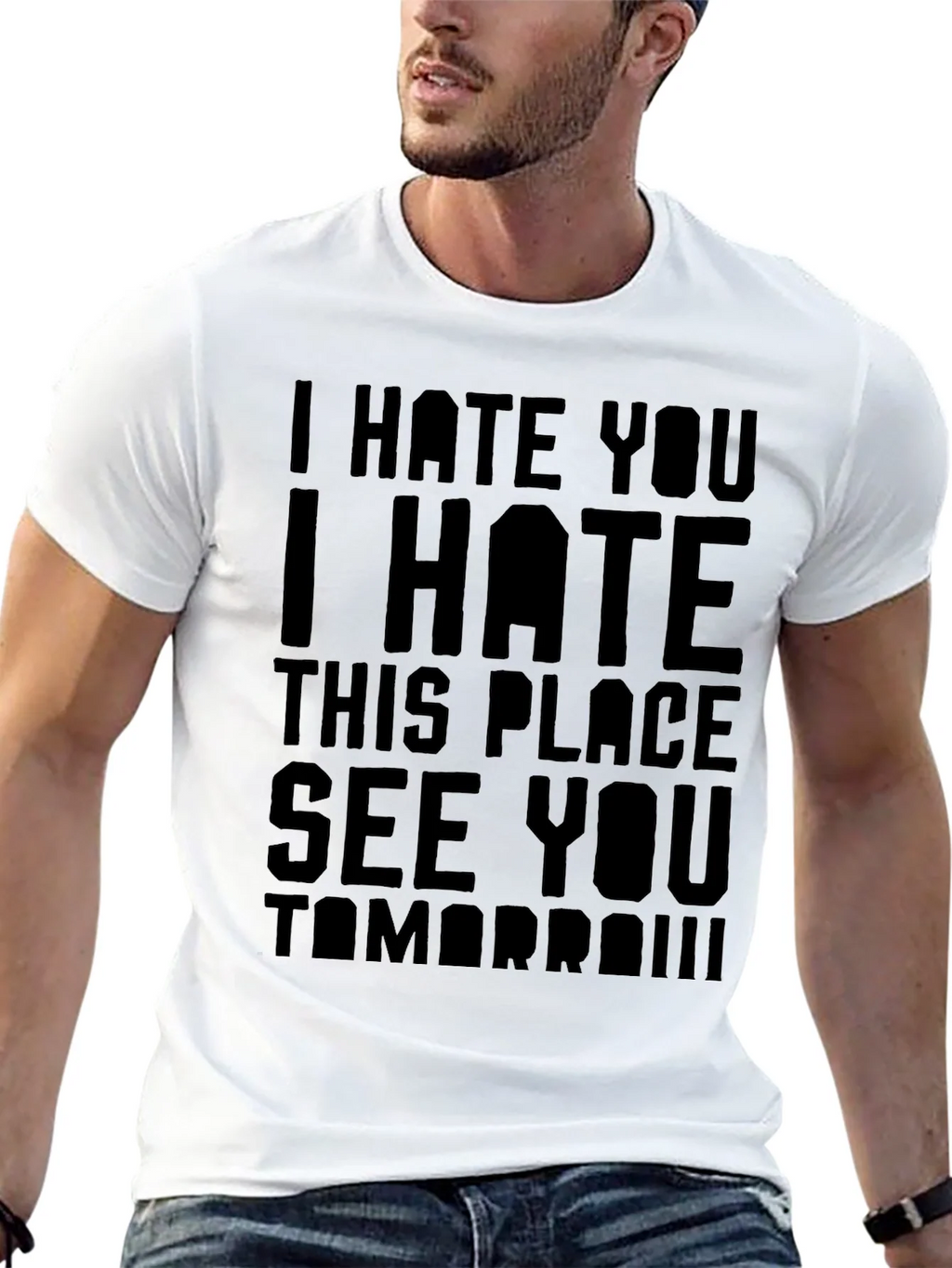 I Hate You T-Shirt - Funny Sarcastic Graphic Tee