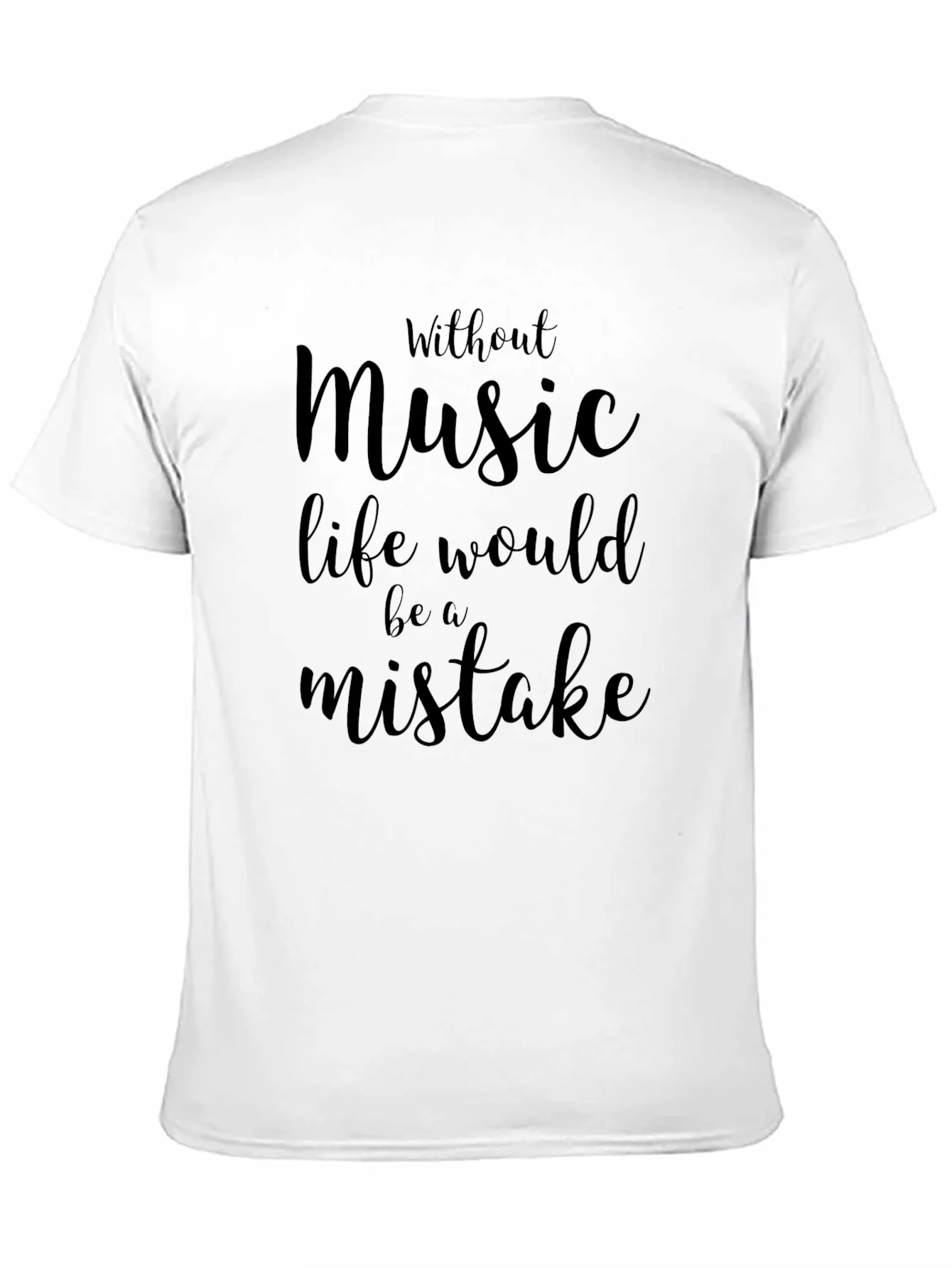 Music Lover T-Shirt - Life Without Music