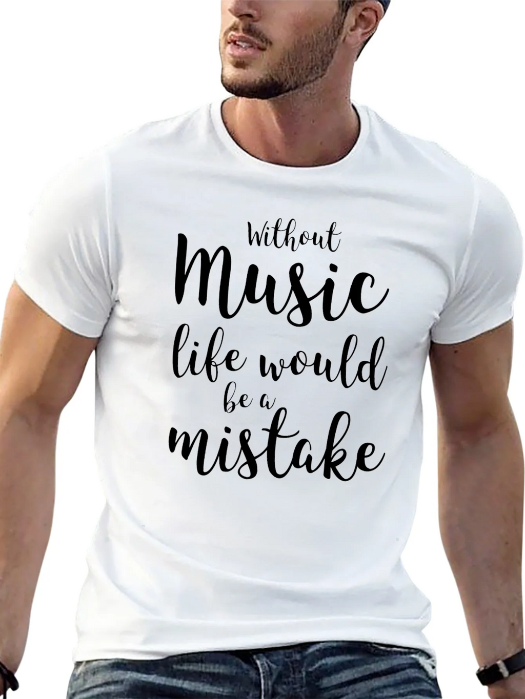 Music Lover T-Shirt - Life Without Music