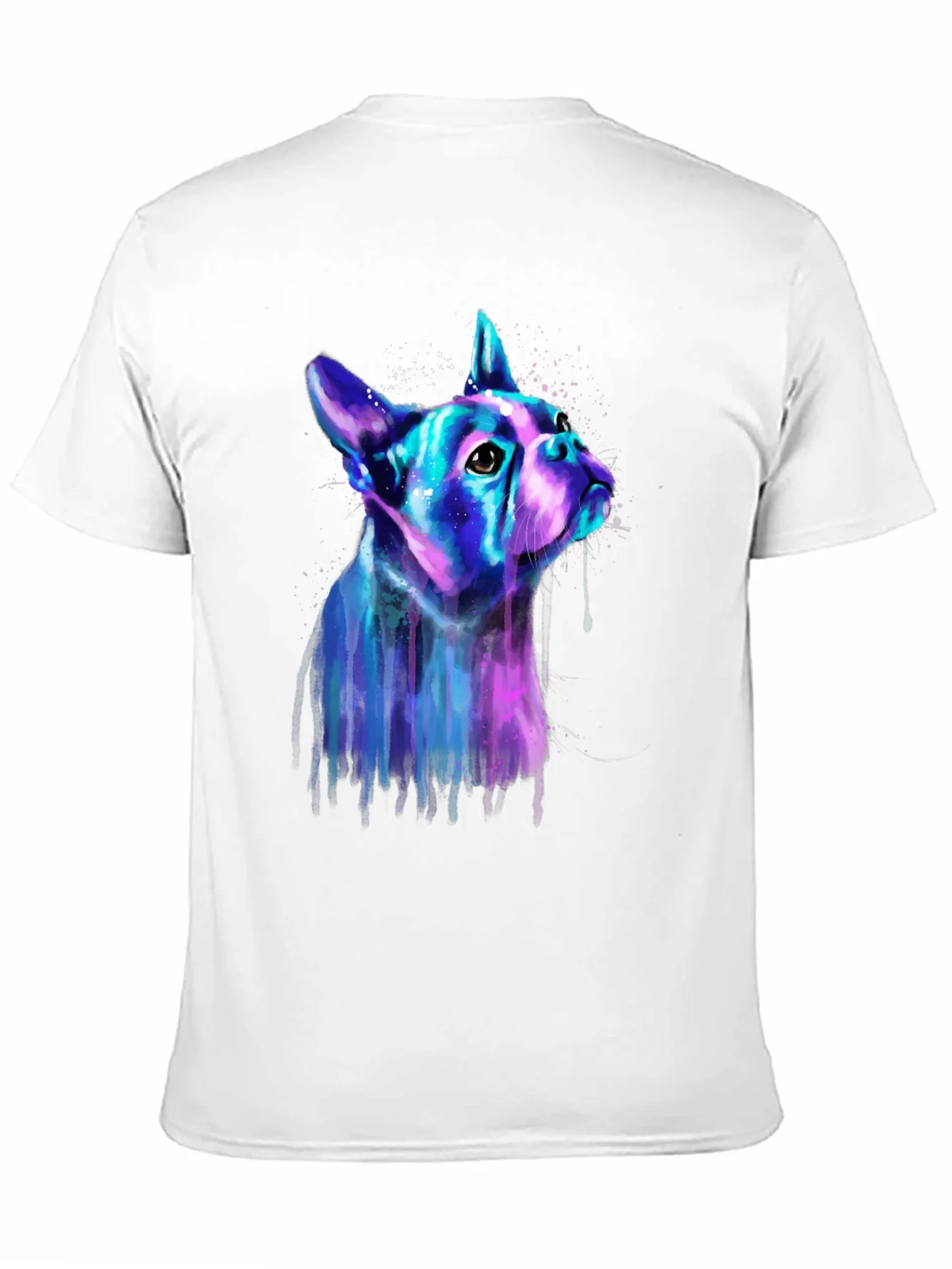 Watercolor French Bulldog Graphic Tee