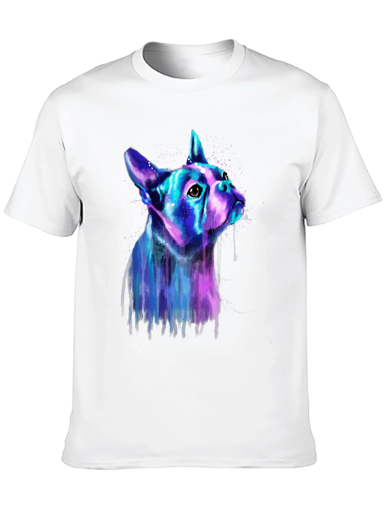 Watercolor French Bulldog Graphic Tee